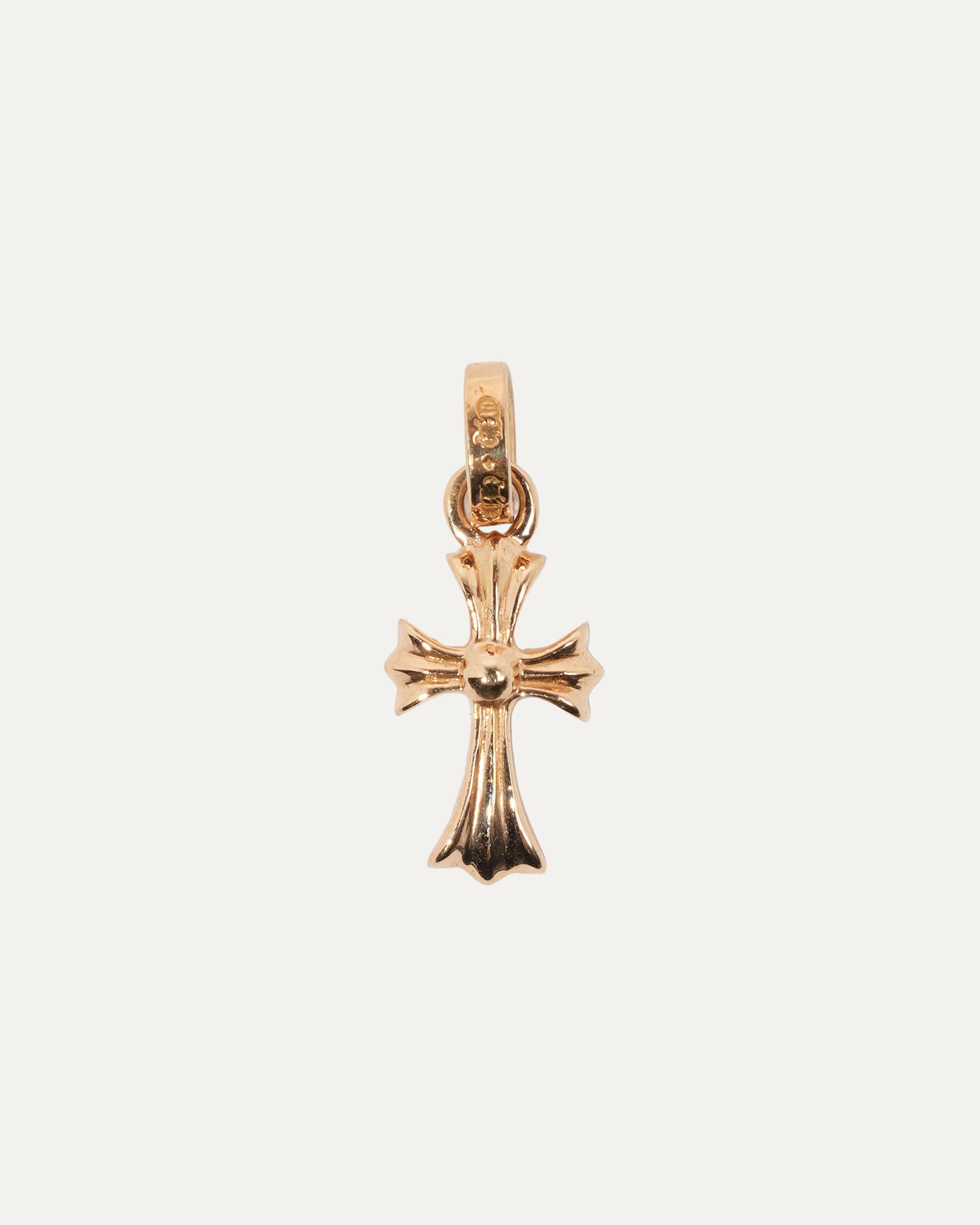 22k Gold and Emerald Baby Fat Pendant - Image 2
