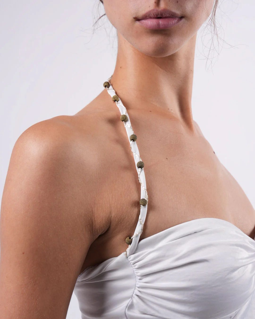 Beaded-Strap Bustier - Image 3
