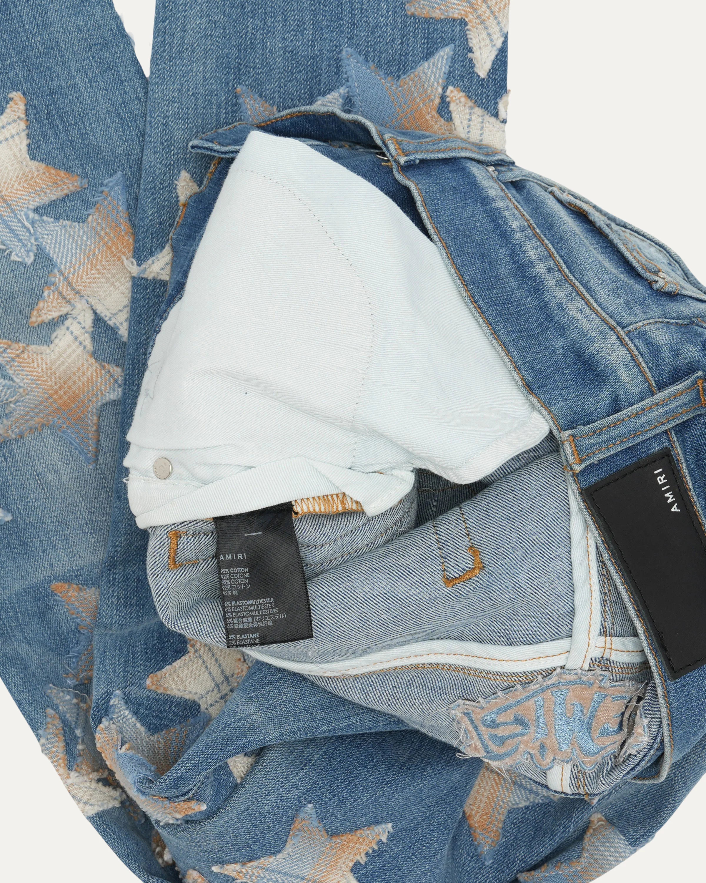 Chemist Star Patch Jeans - Image 3