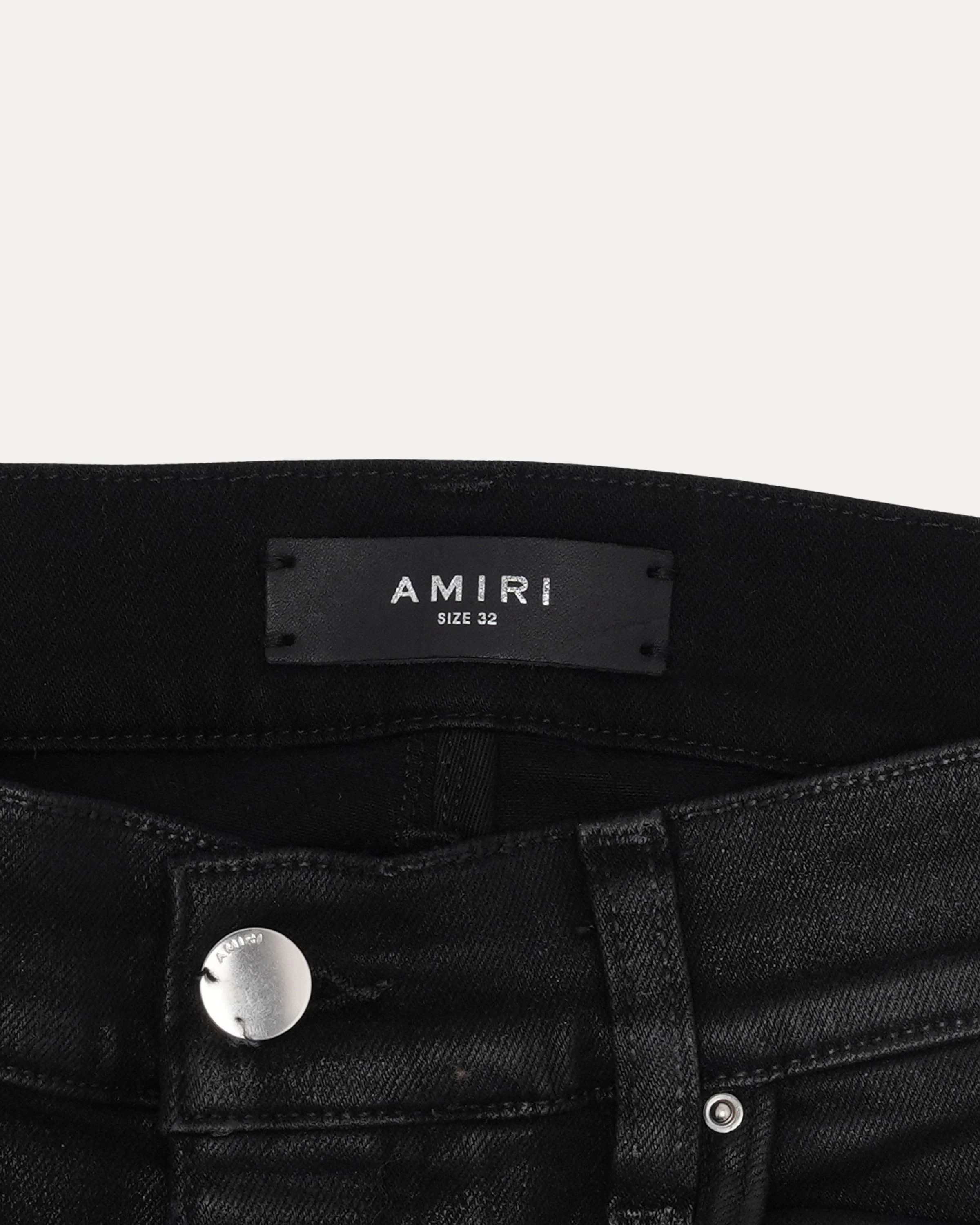 Distressed Waxed MX1 Jeans - Image 3