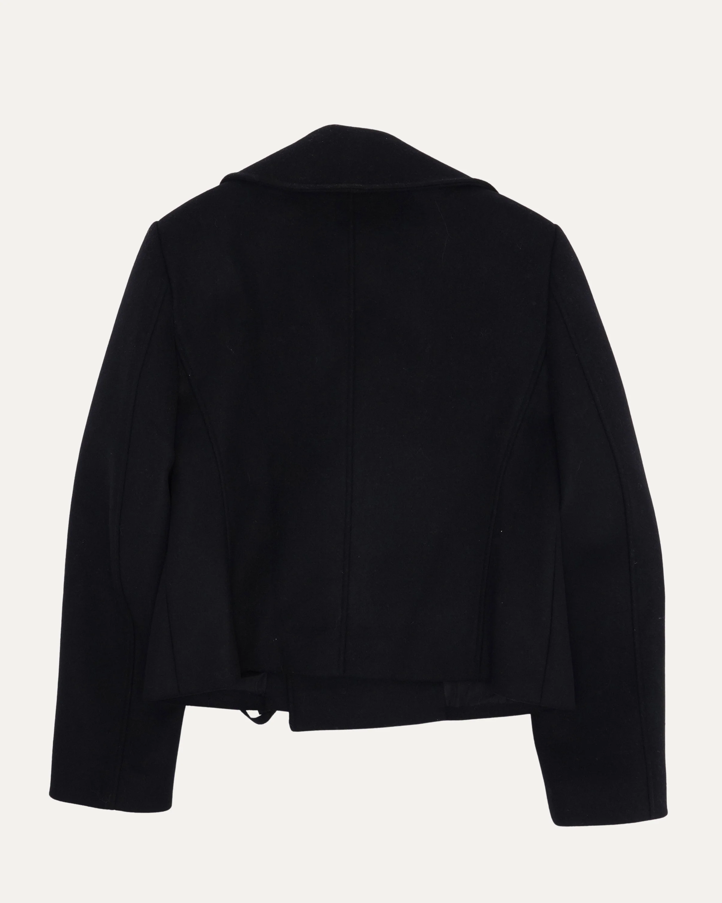 Double Breasted High Comfort Short Caban Coat - Image 2