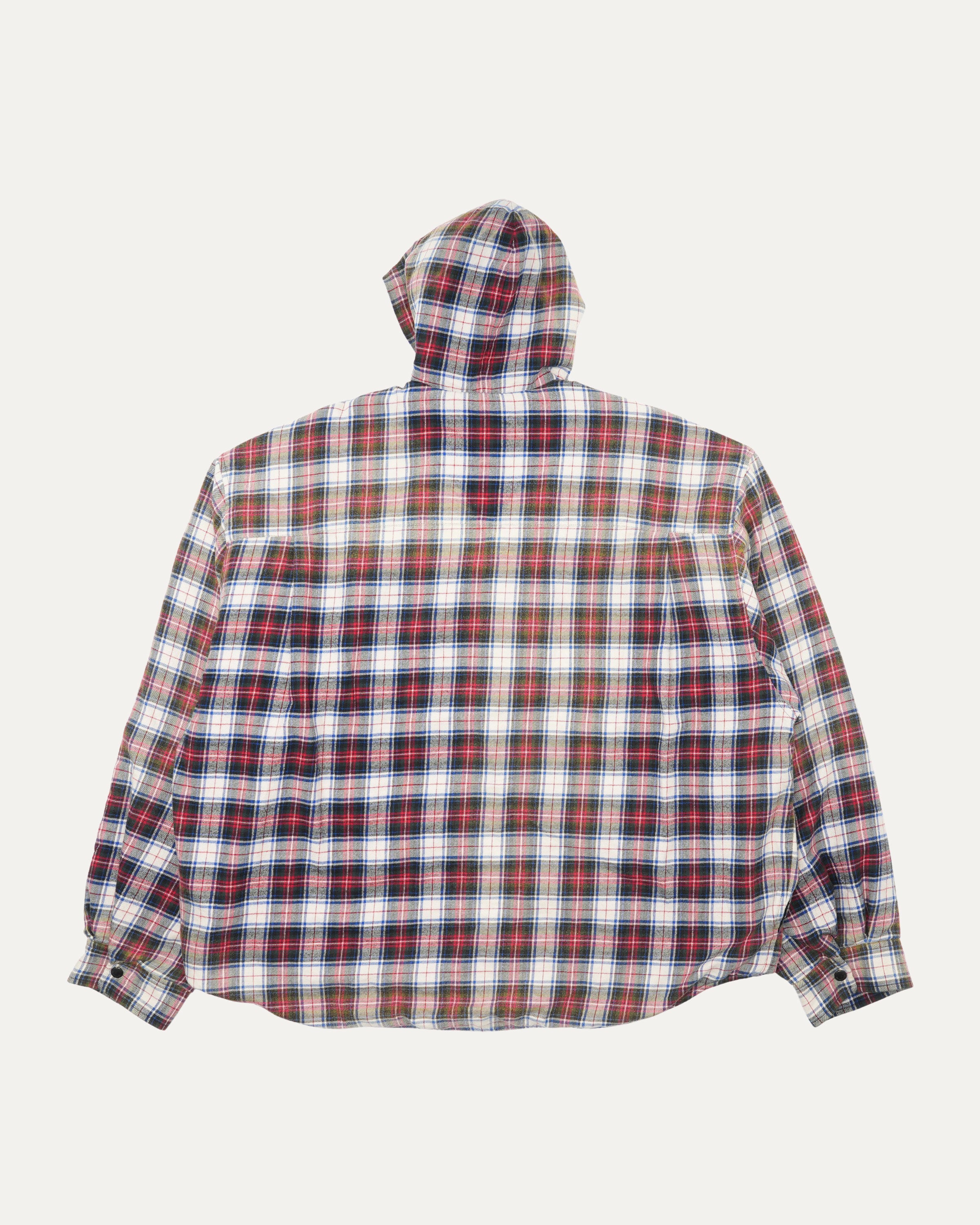 Bleached Hooded Check Flannel - Image 2