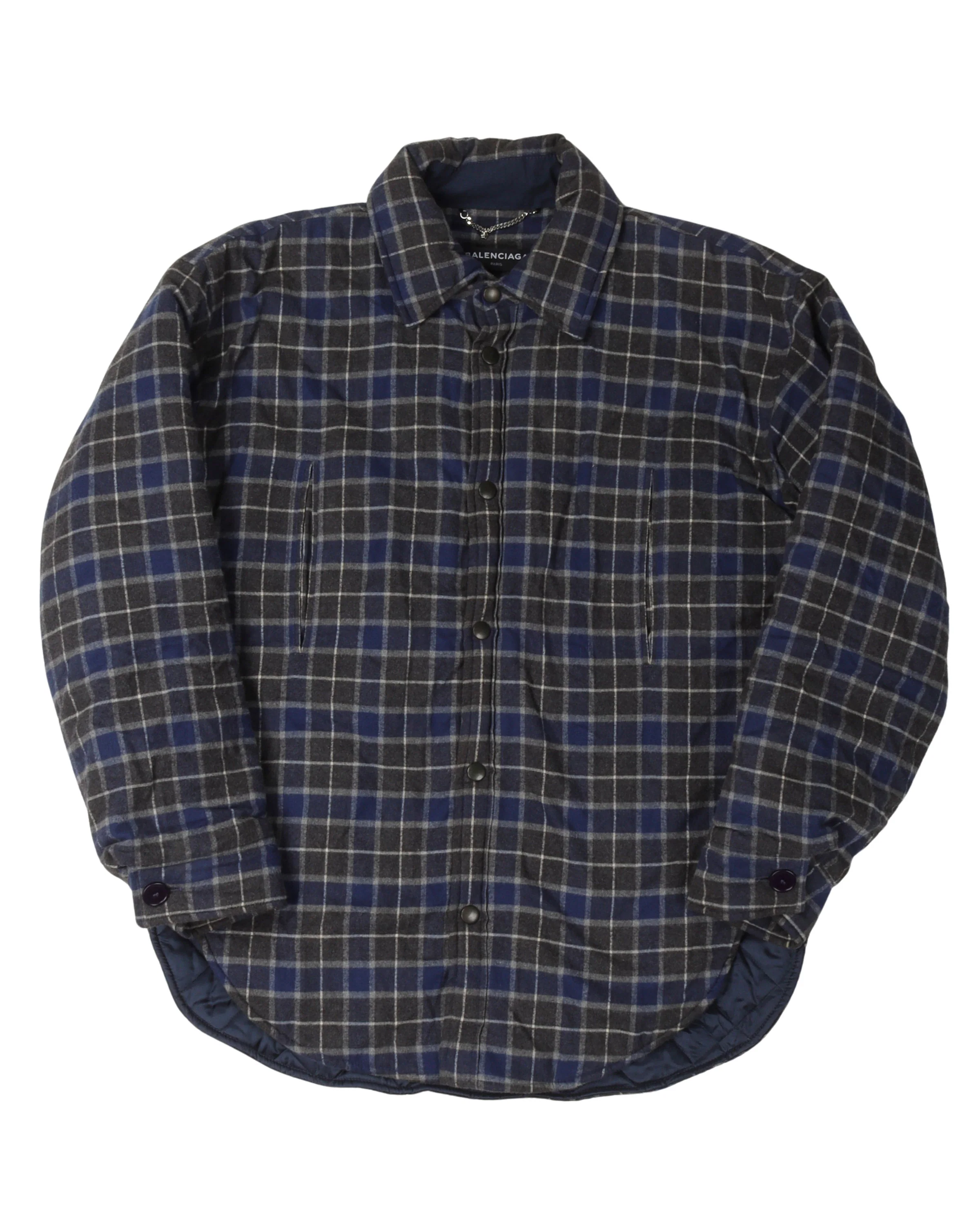 FW17 Quilted Padded Flannel Jacket