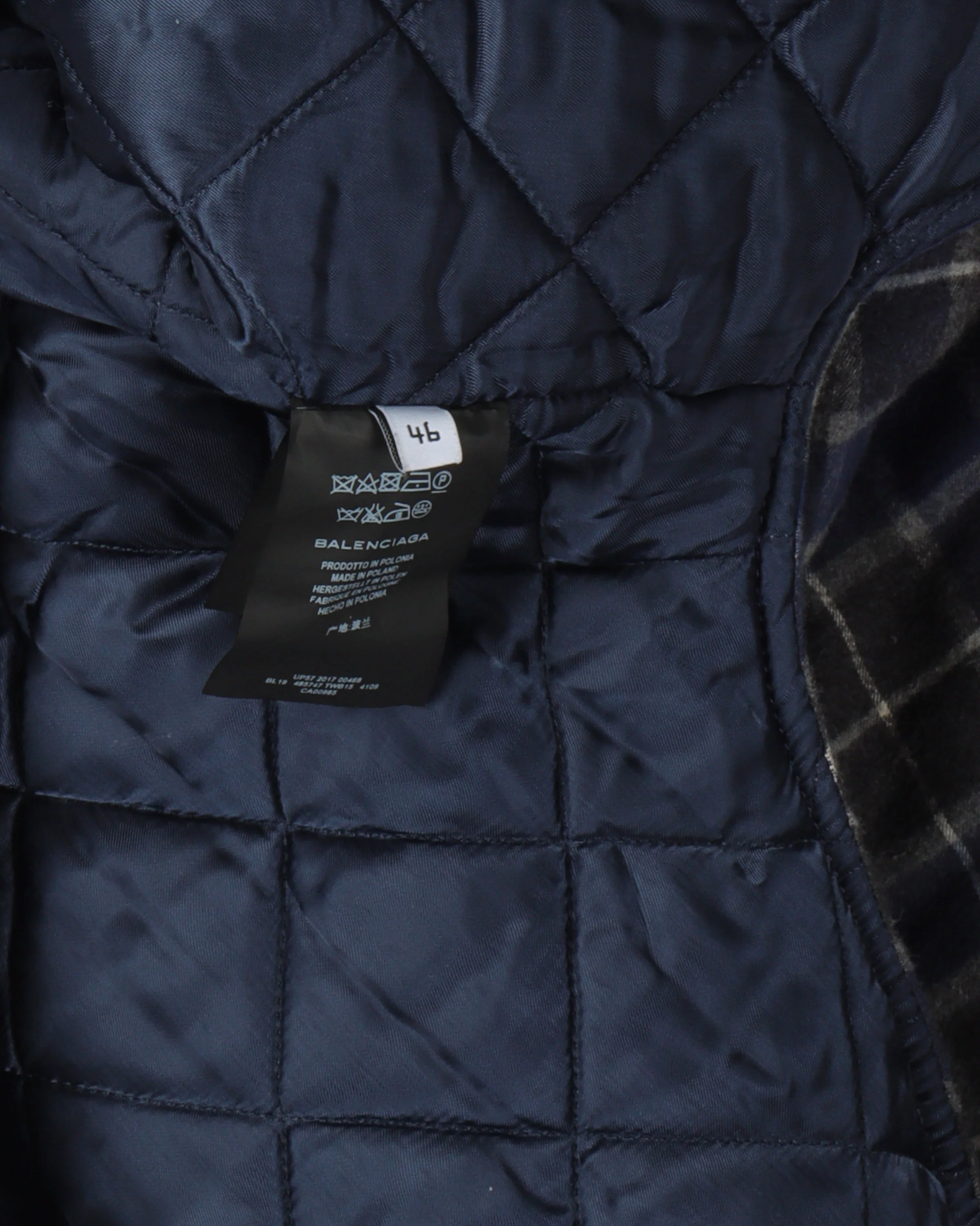 FW17 Quilted Padded Flannel Jacket - Image 4