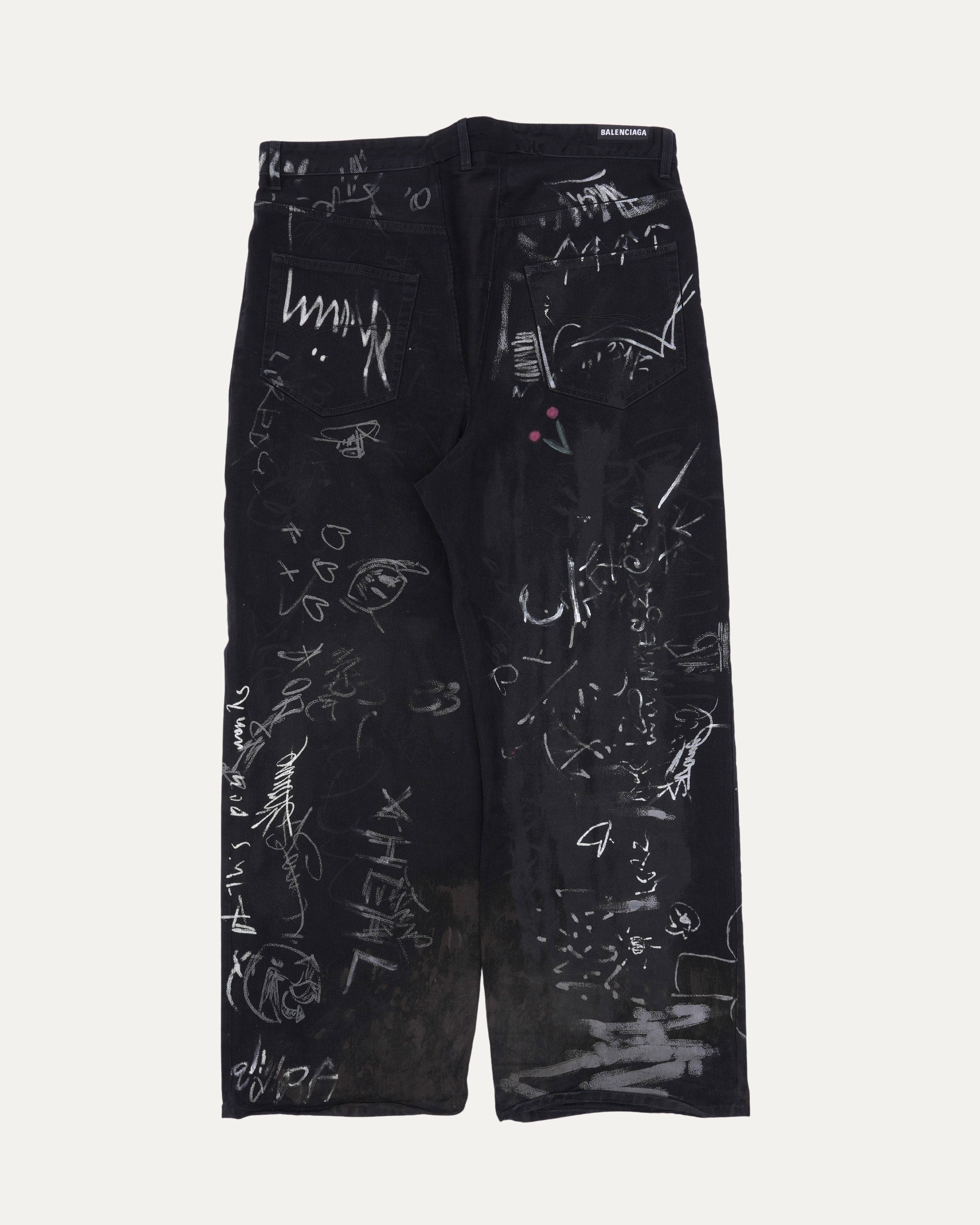 Graffiti Baggy Jeans - Image 2