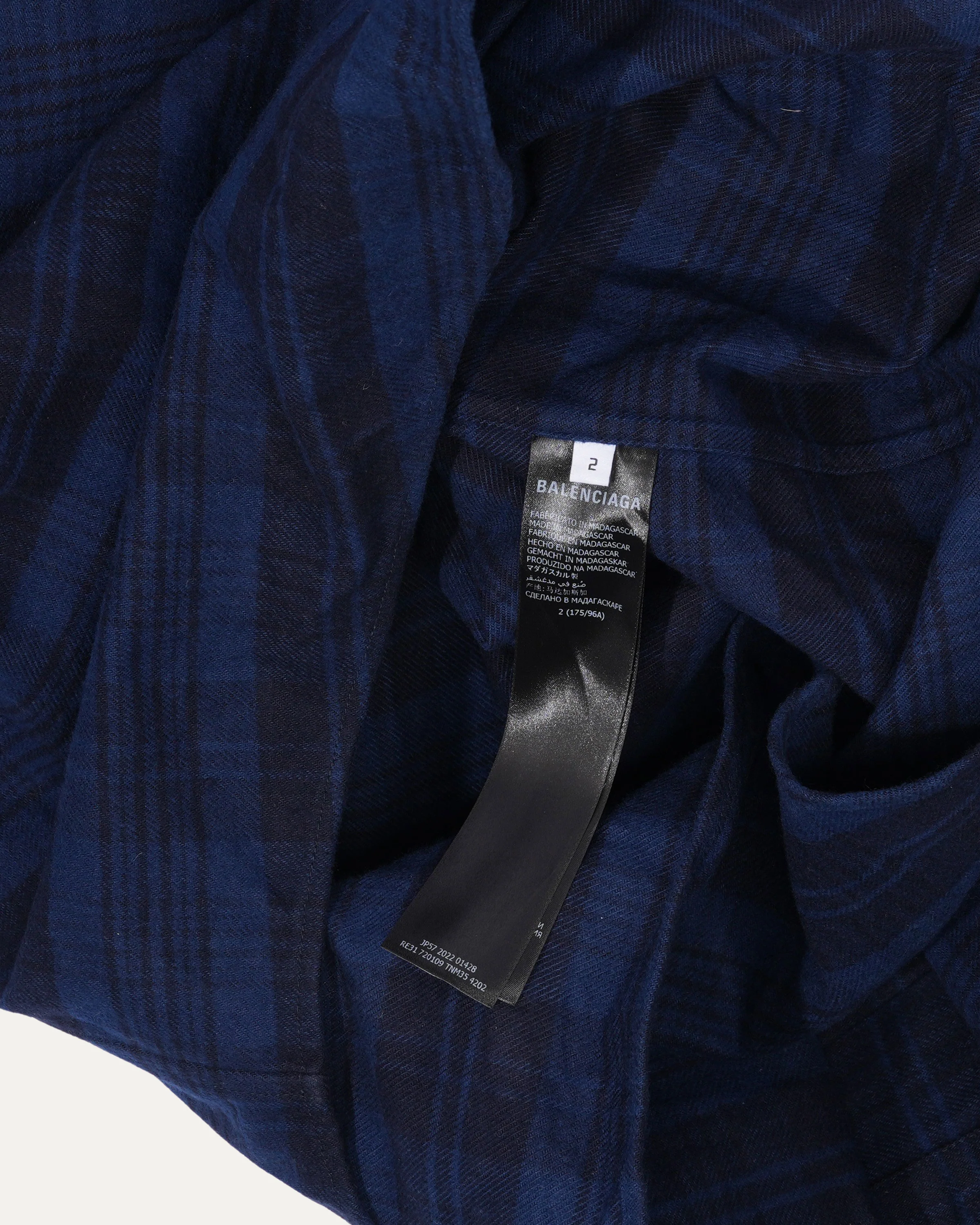 Hooded Checked Flannel Jacket - Image 4