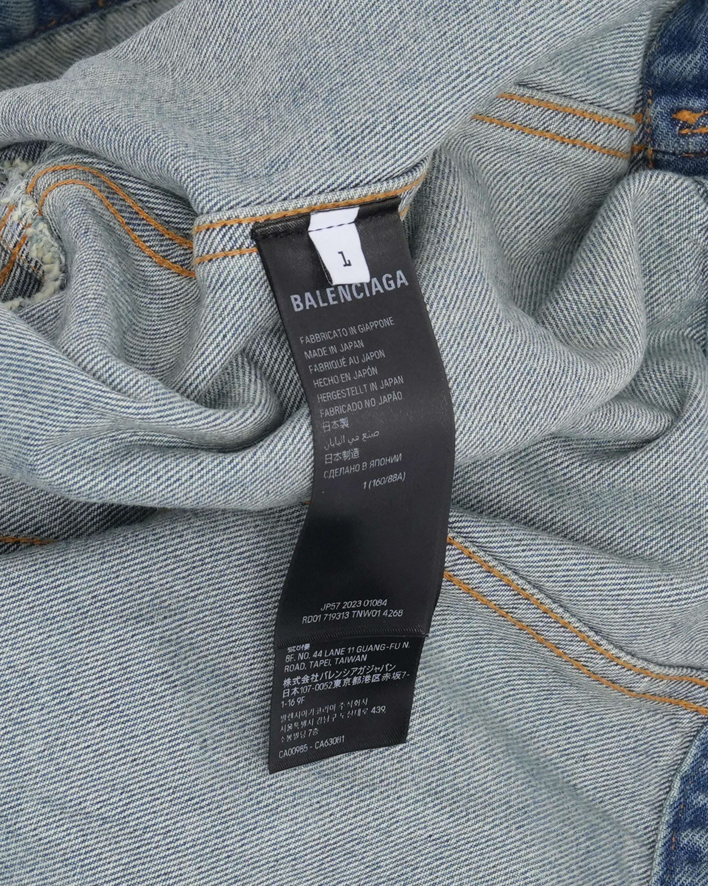 Hooded Pullover Denim Jacket - Image 4