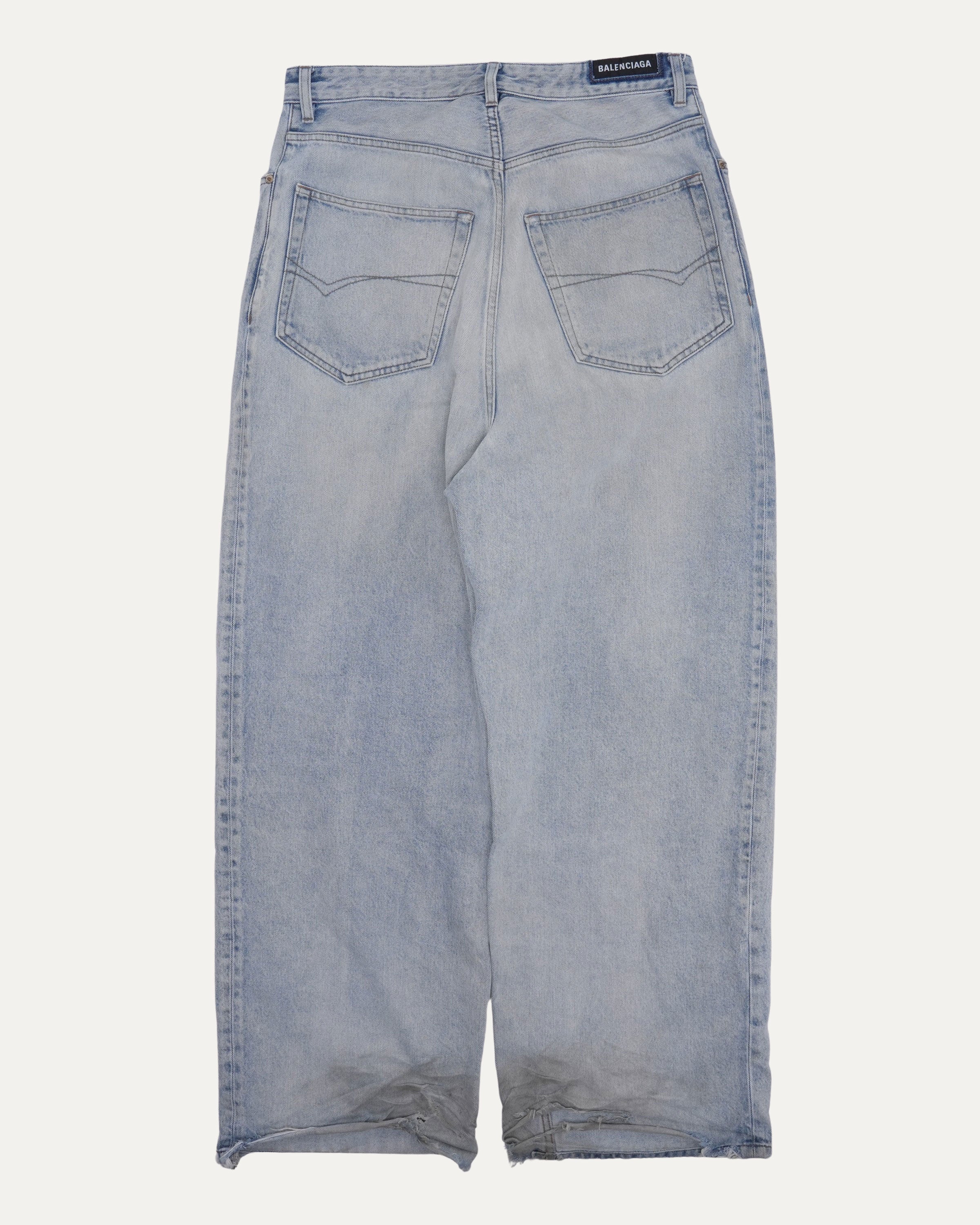 Light Wash Baggy Jeans - Image 2