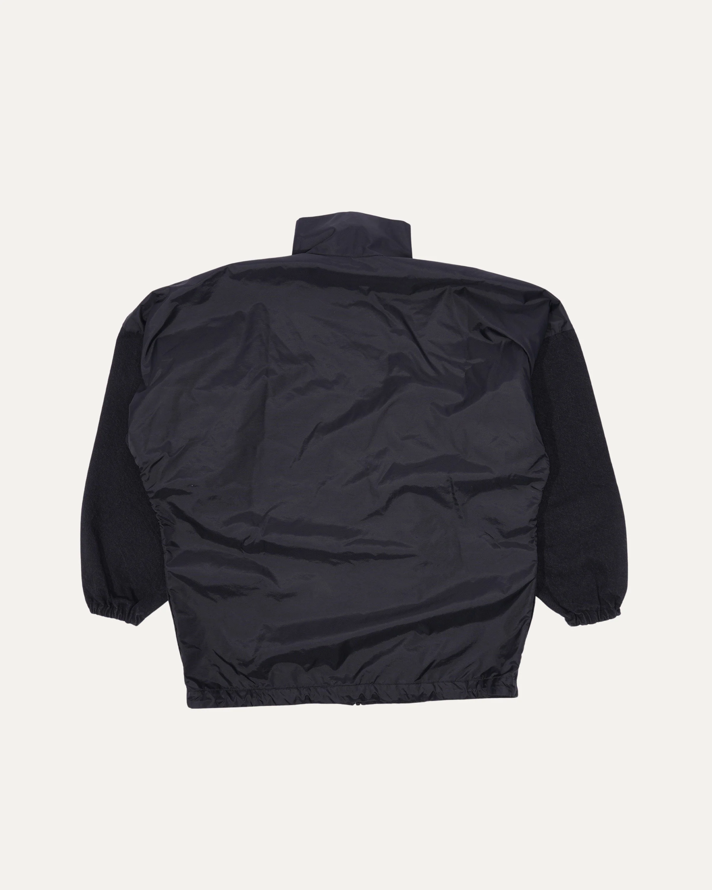 Nylon Logo Denim Contrast Coach Jacket - Image 2