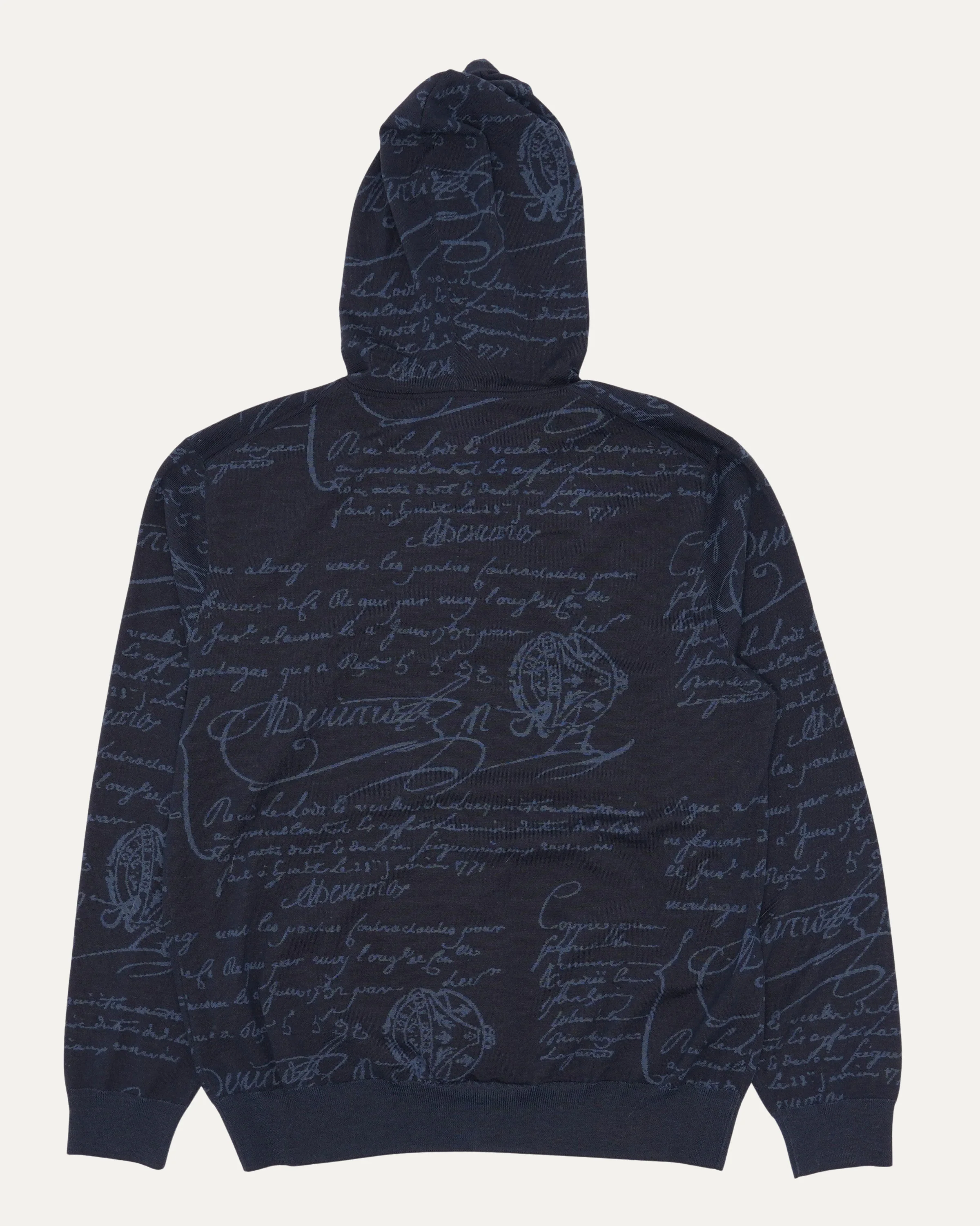 Calligraphy Wool Hoodie - Image 2