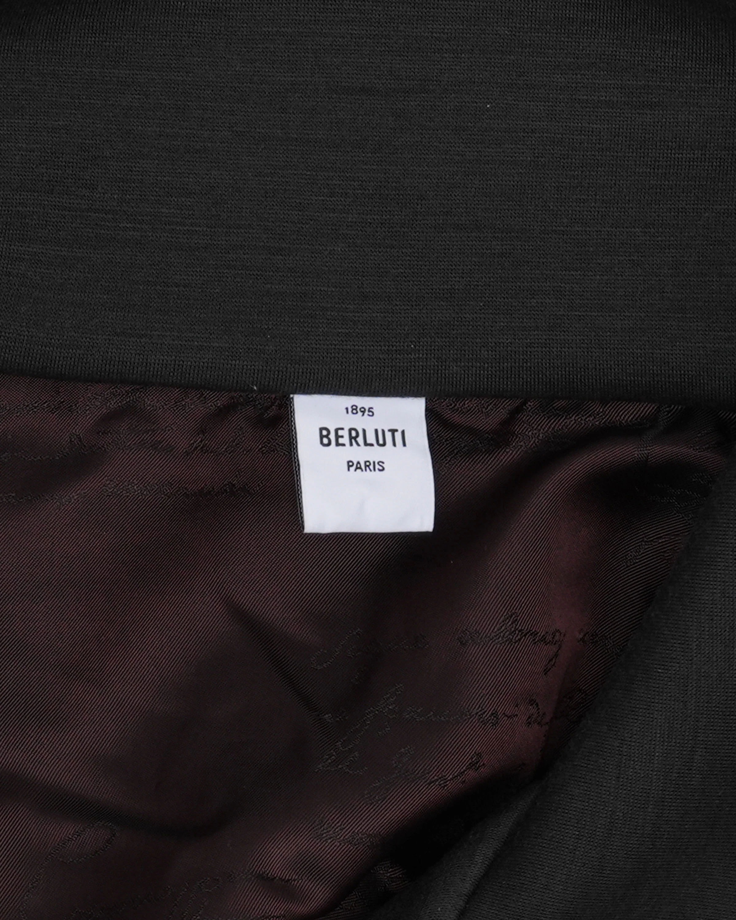Embroidered Wool Blend Logo Zip Up Track Jacket - Image 3