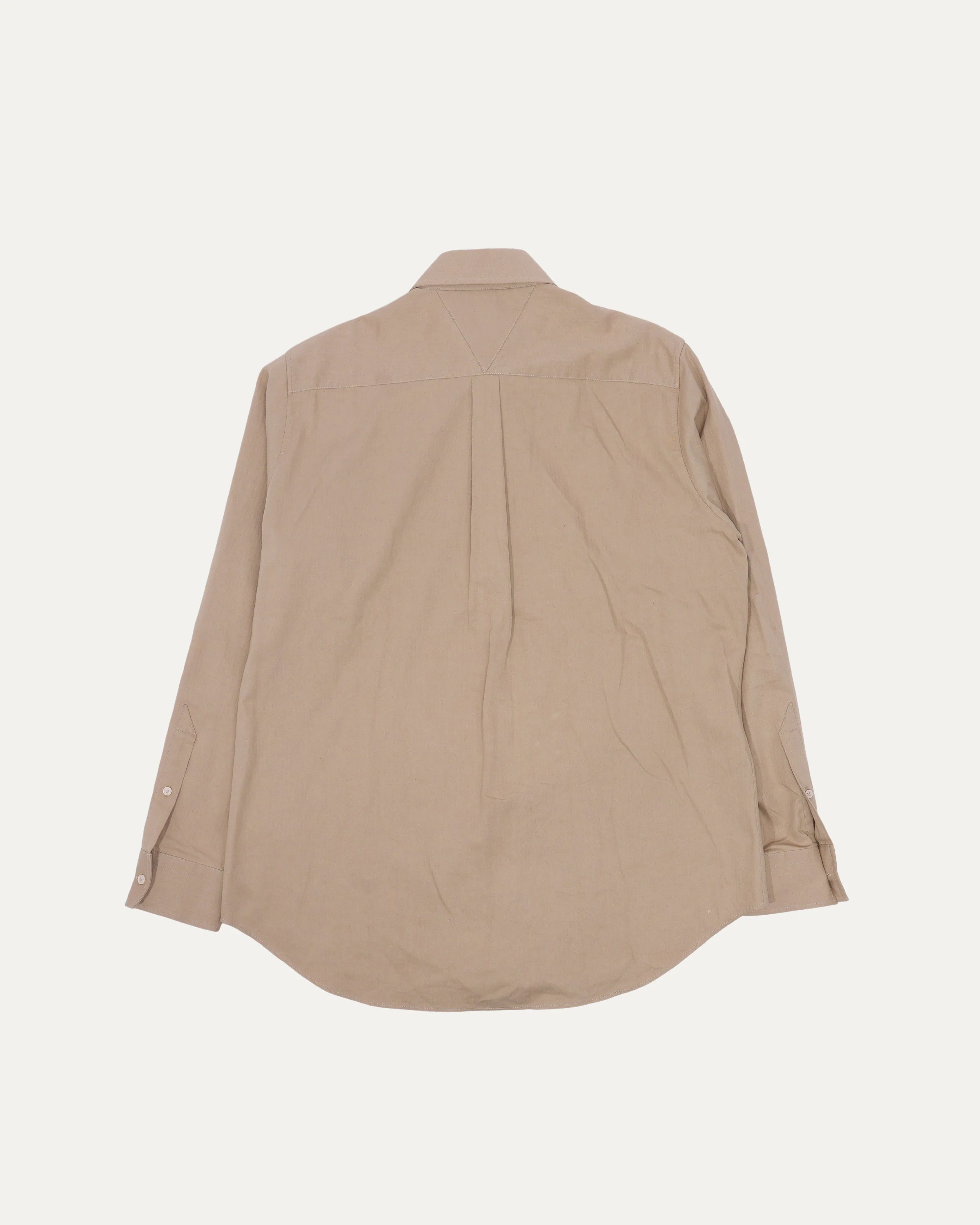 Light Cotton Herringbone Shirt - Image 2