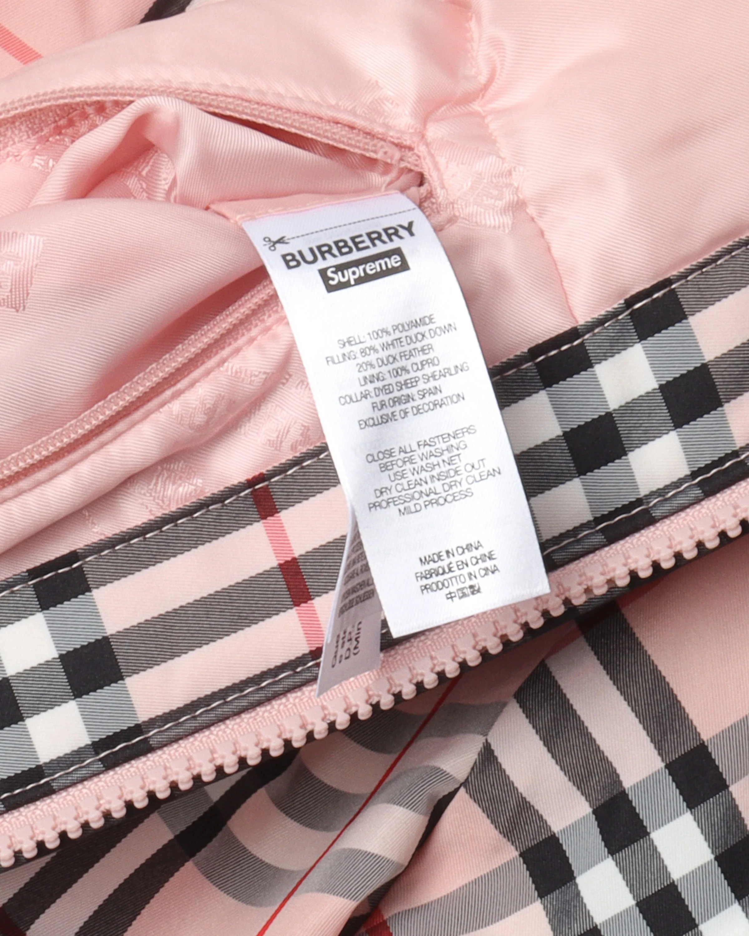 Burberry Plaid Puffer Jacket - Image 4
