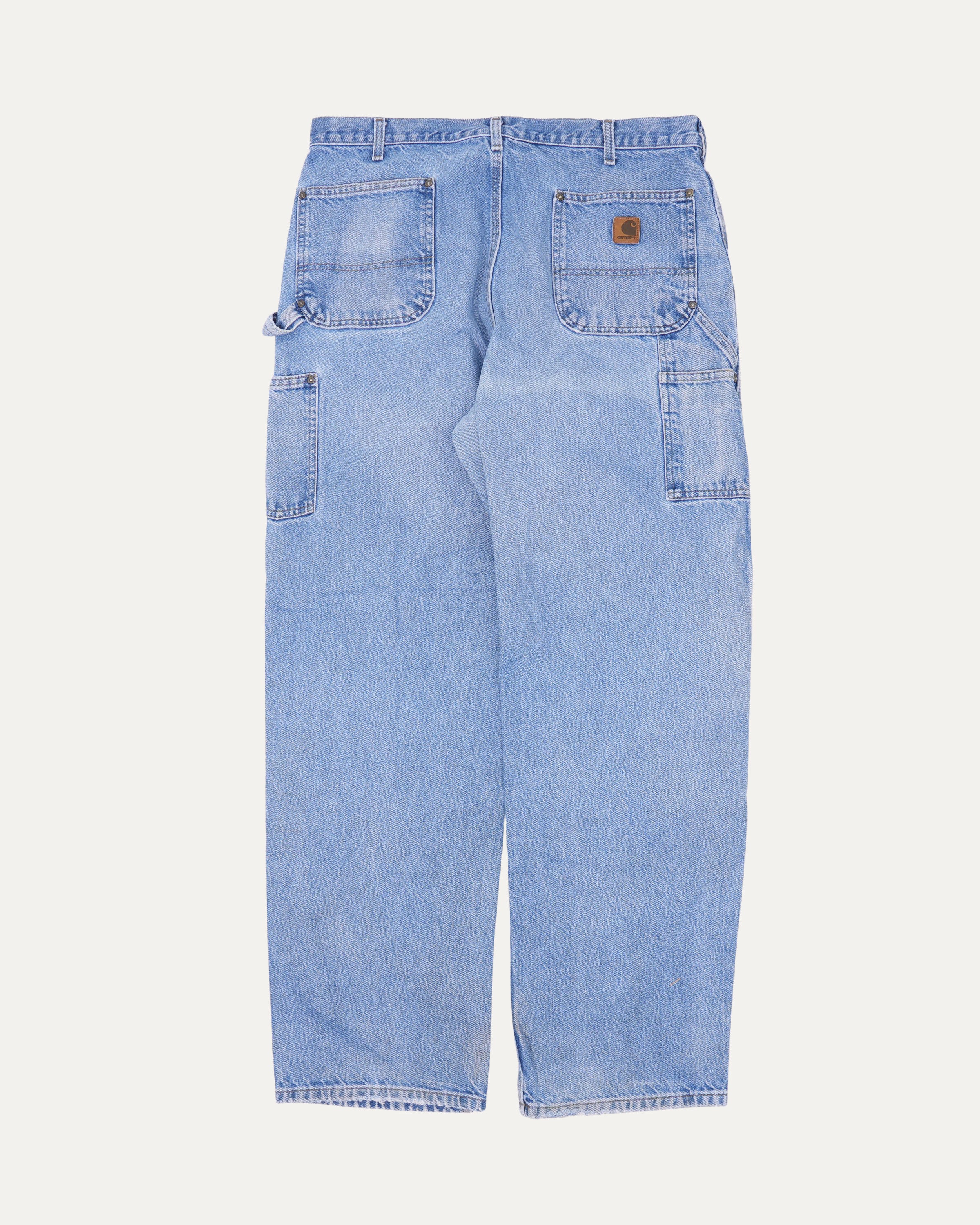 Carhartt Light Wash Double Knee Jeans - Image 2