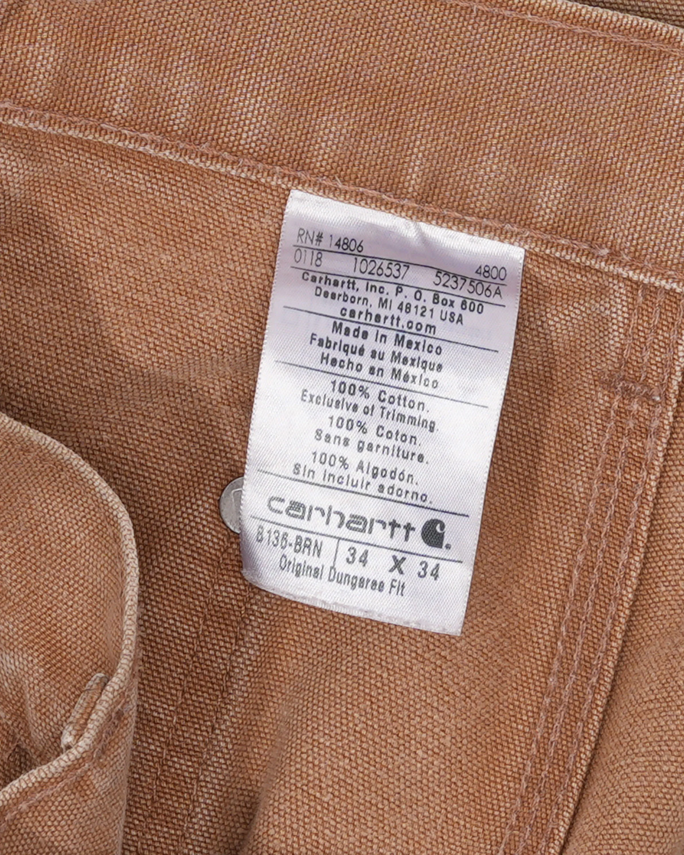 Carhartt Tan Double Knee Pants - Image 3