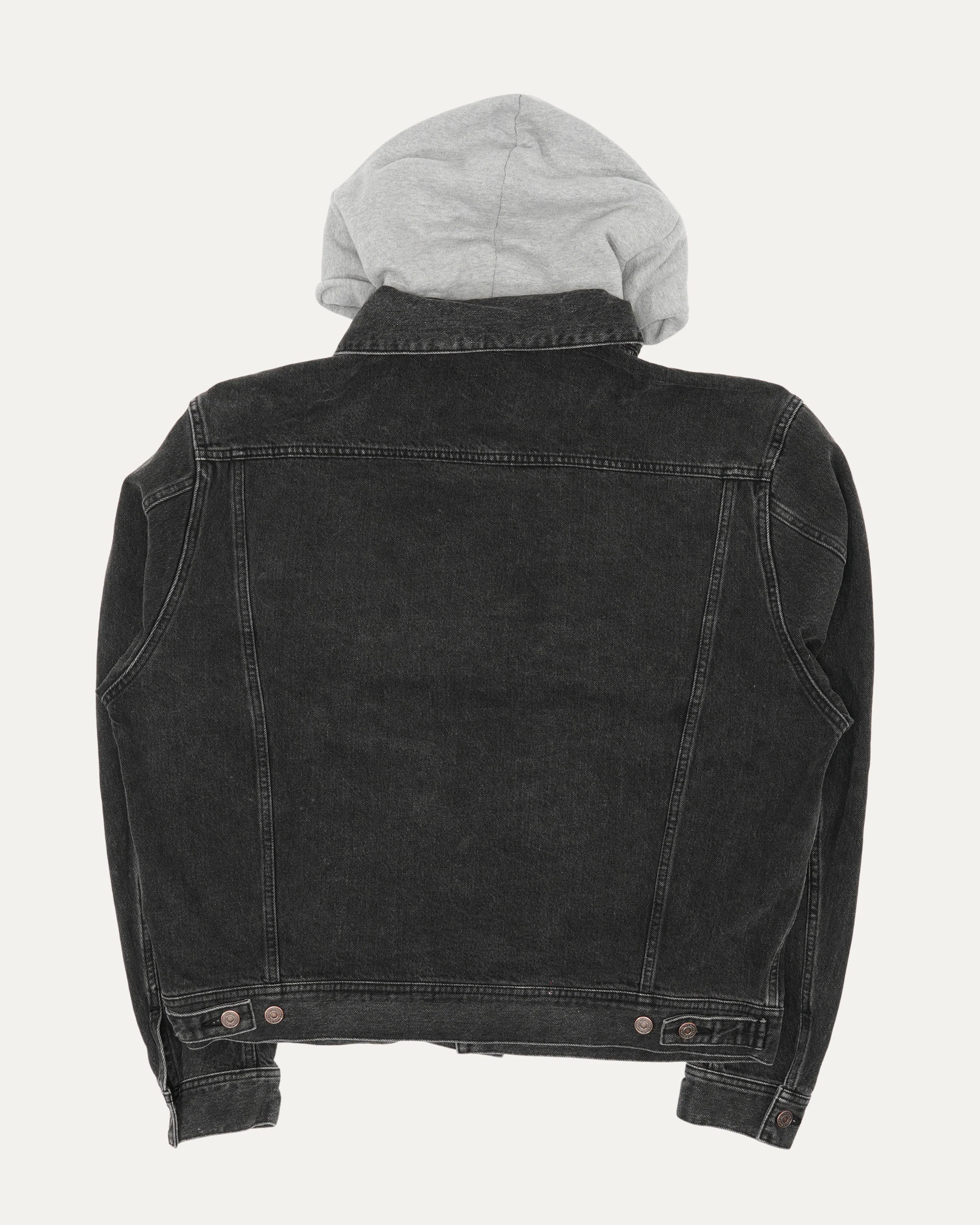 Hooded Denim Jacket - Image 2
