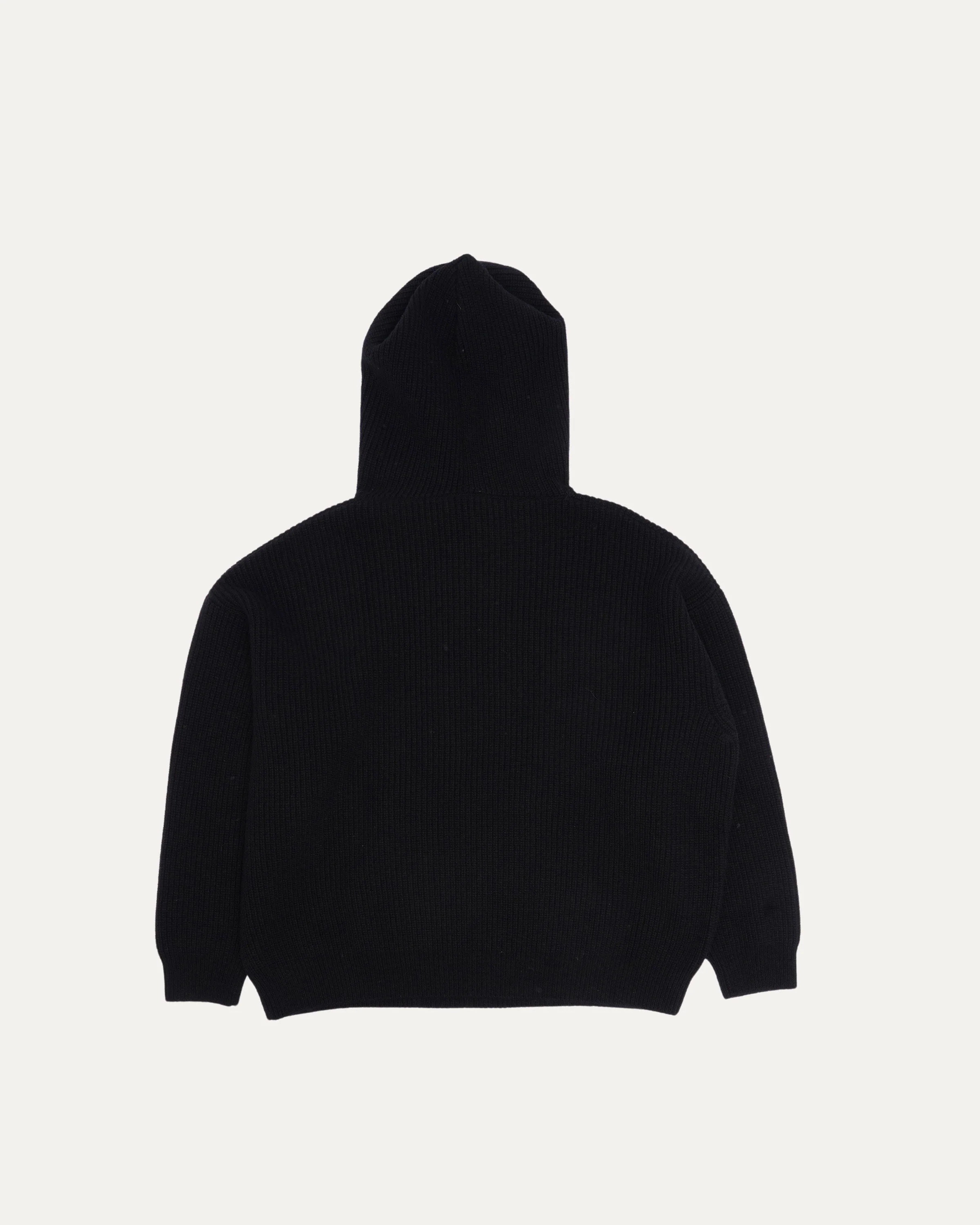 Ribbed Wool Hoodie - Image 2