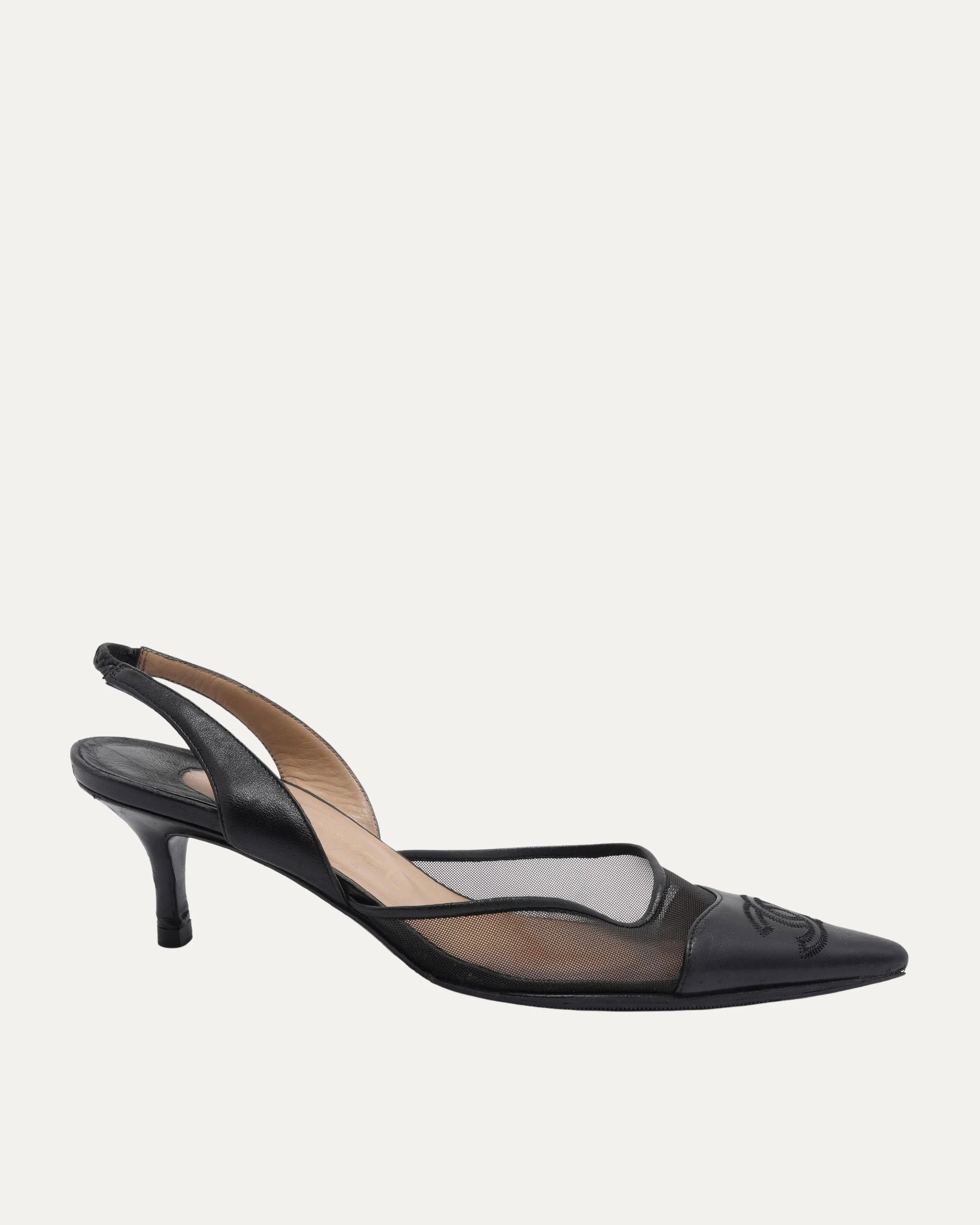 Mesh Logo Heels - Image 2