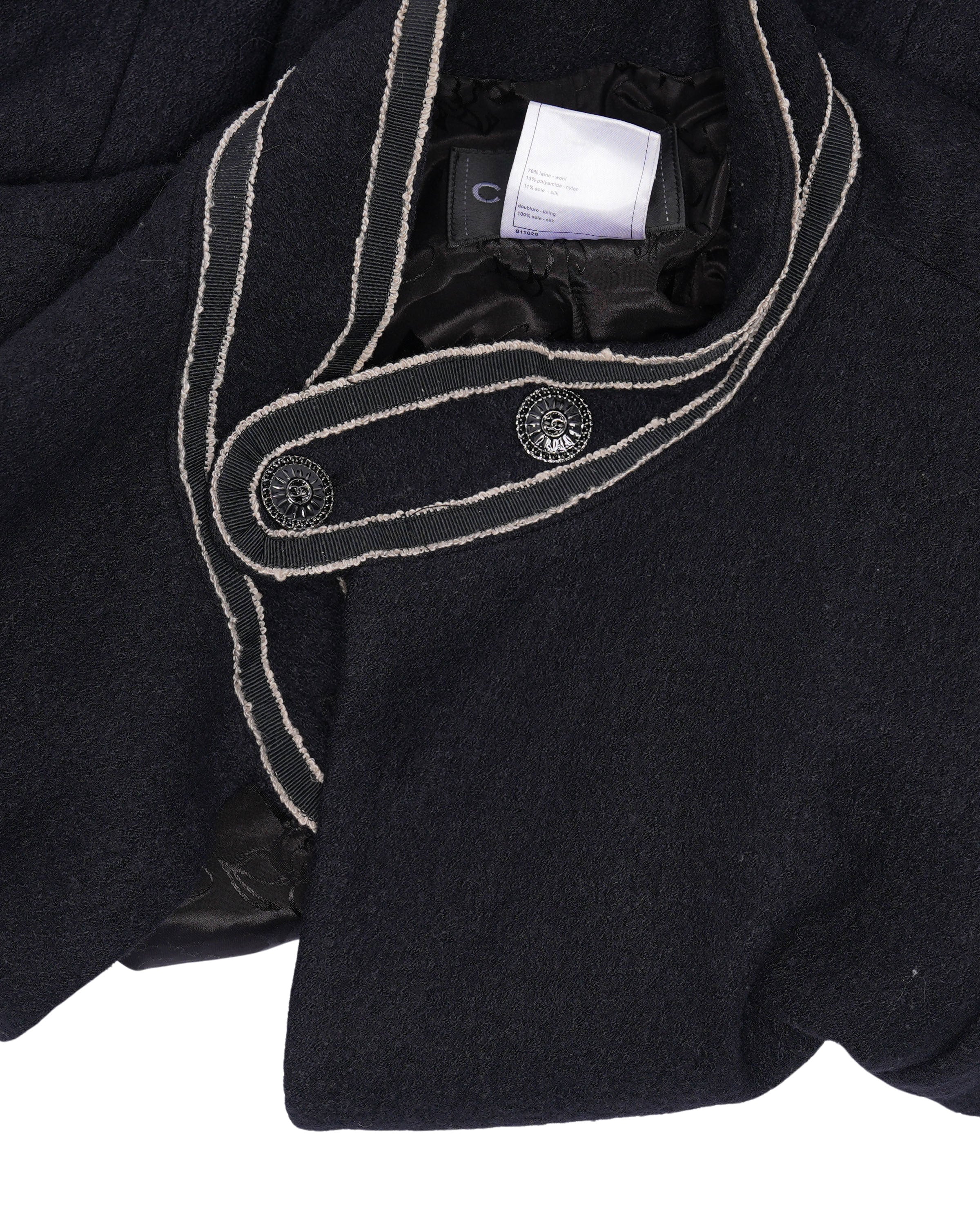 Ribbon Trimmed Jacket - Image 4