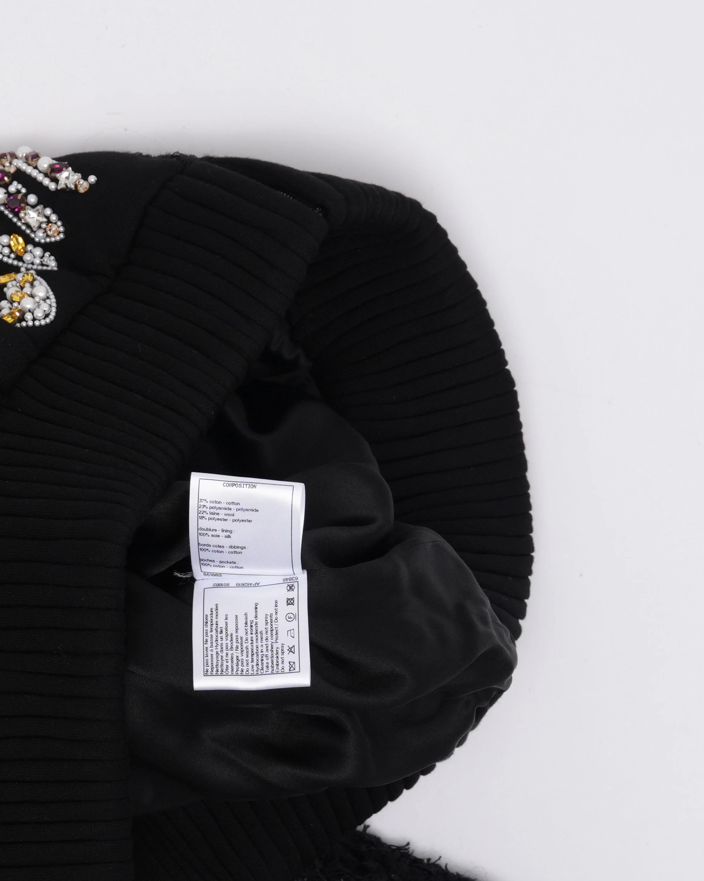 Tweed Crystal Embellished Blouson - Image 5