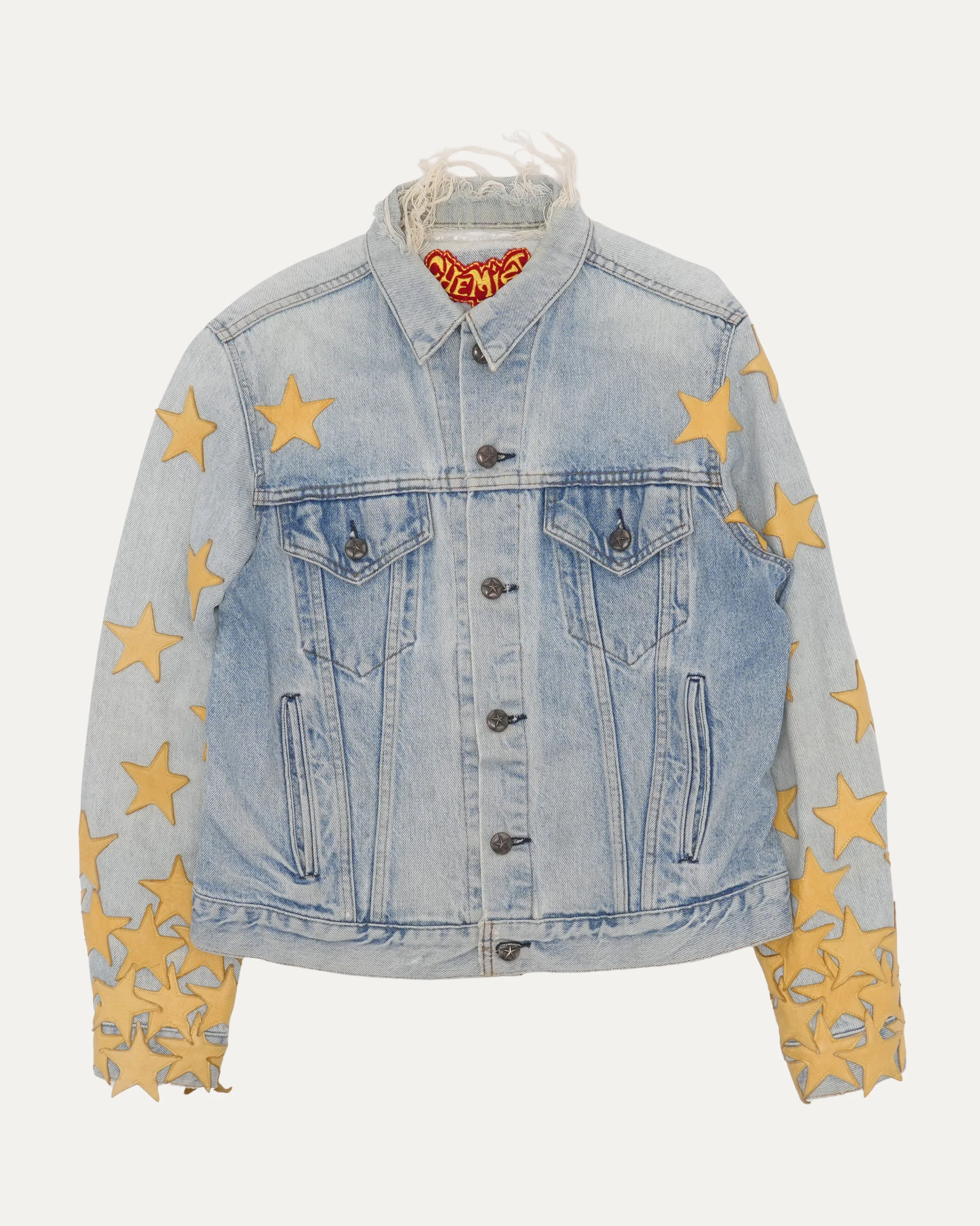 Star Patch Denim Trucker Jacket