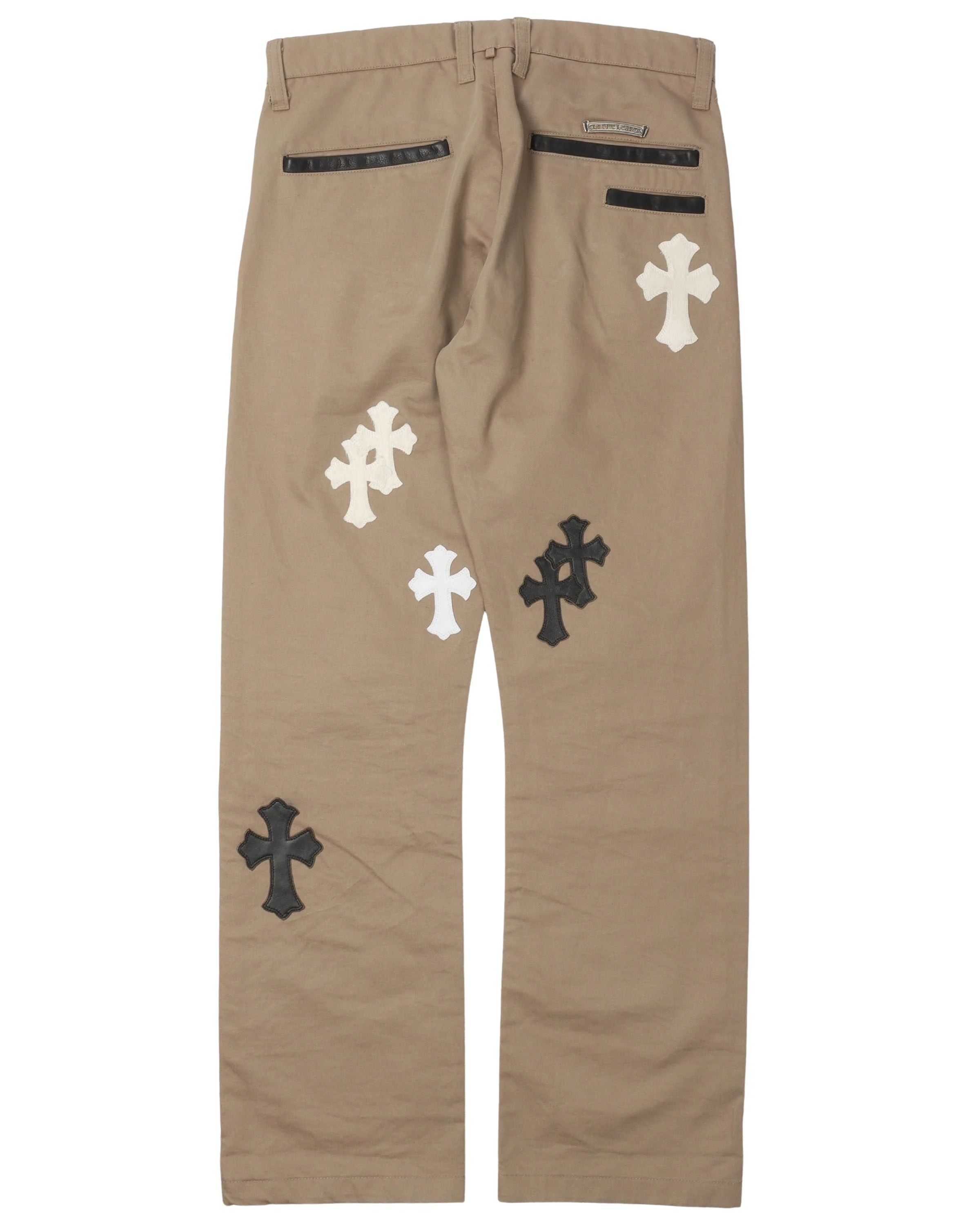Chino Leather Cross Patch Pants - Image 2
