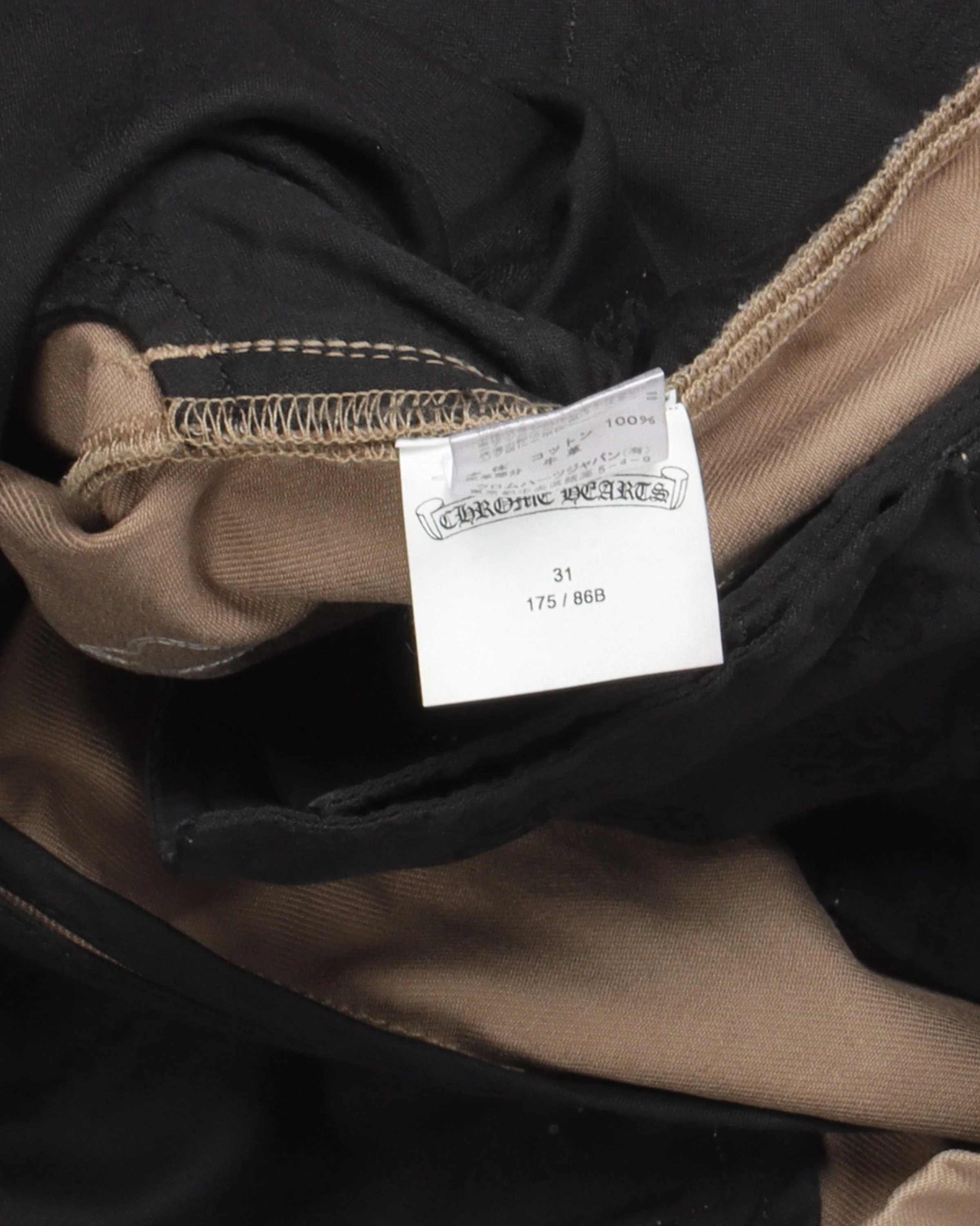 Chino Leather Cross Patch Pants - Image 4