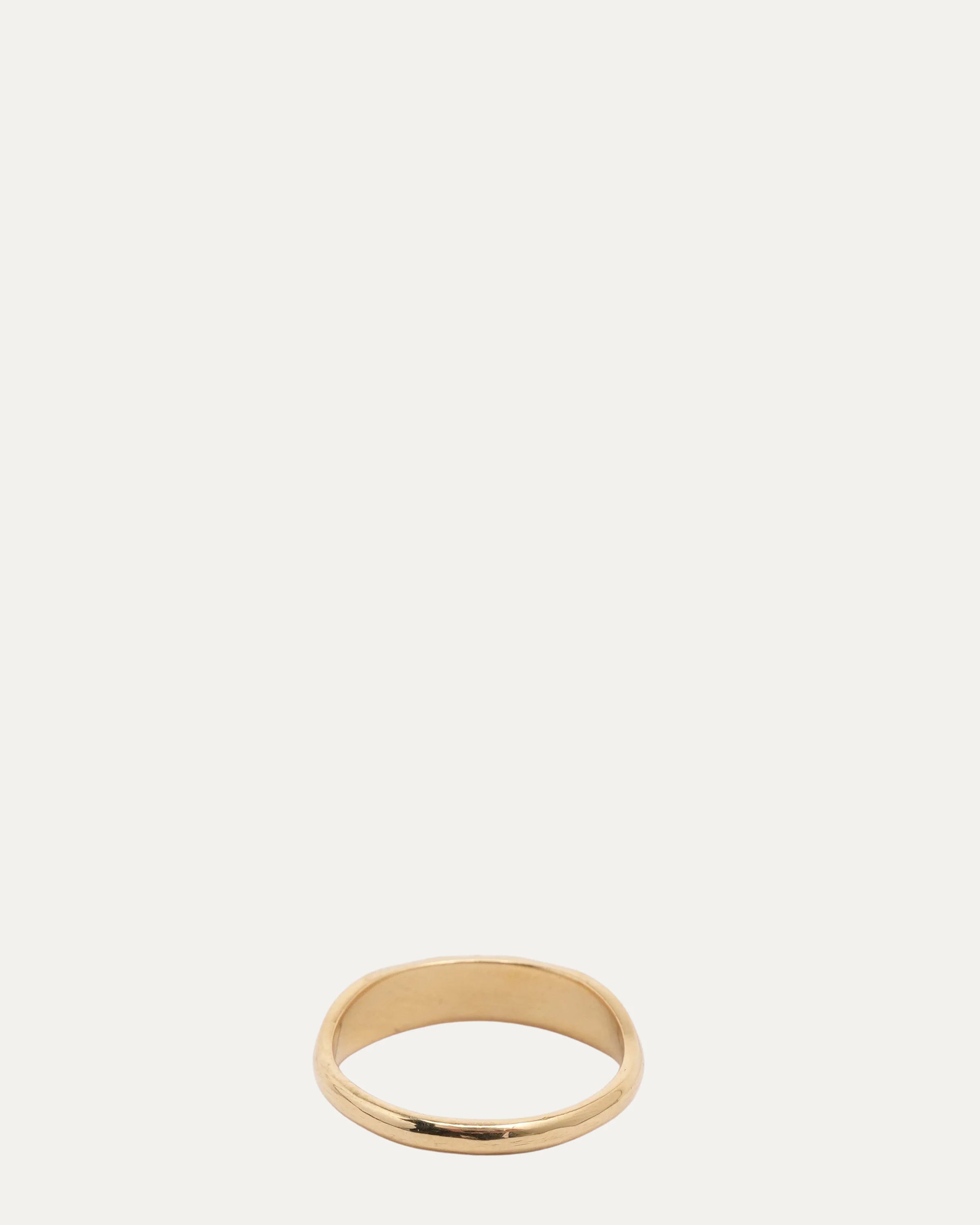 22k Gold Tiny Plus Cross Ring - Image 2