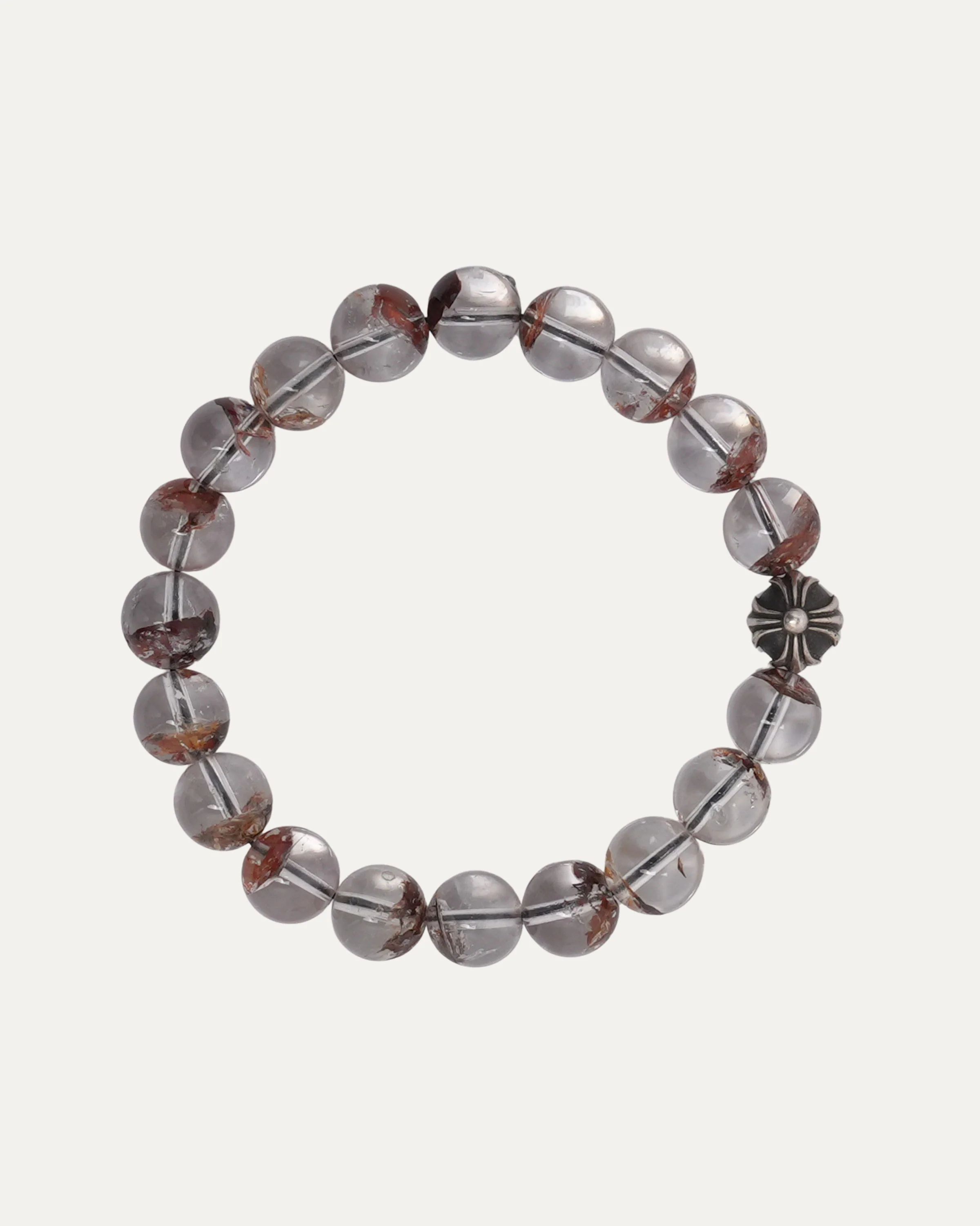 8mm Rutilated Quartz Bead Bracelet