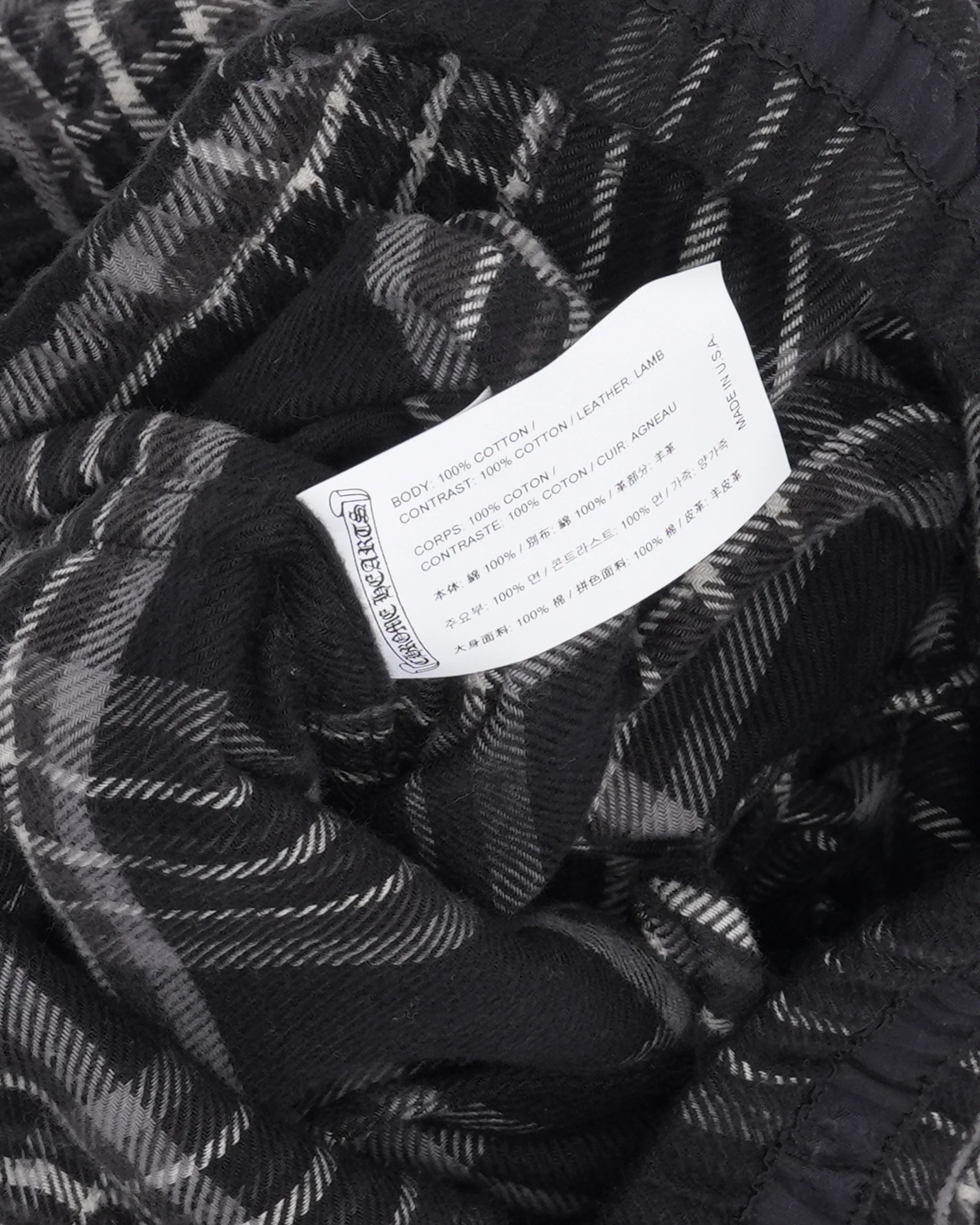 After School Cross Patch Flannel Shorts - Image 4