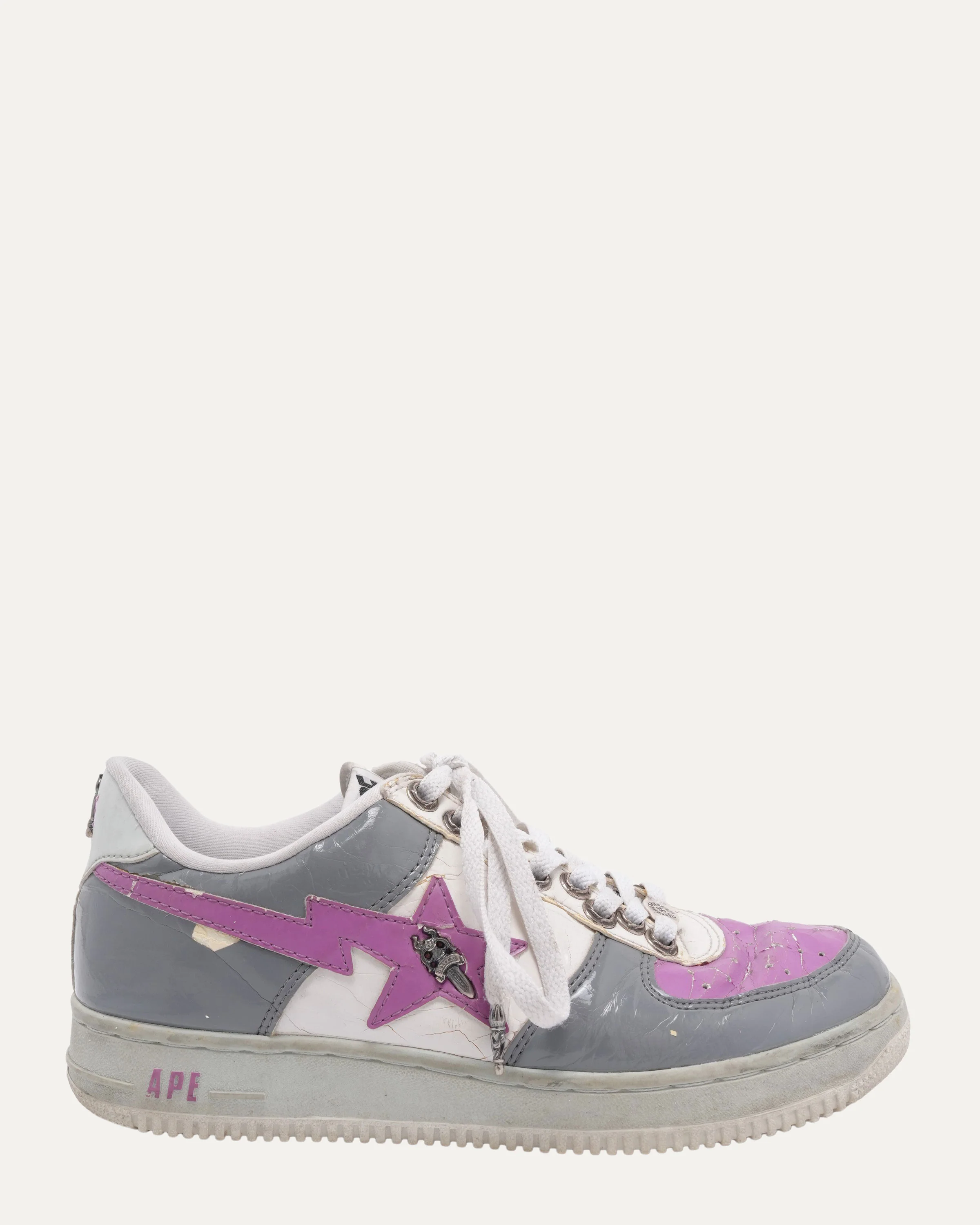 Patent Leather Bape Sta Sneakers - Image 2