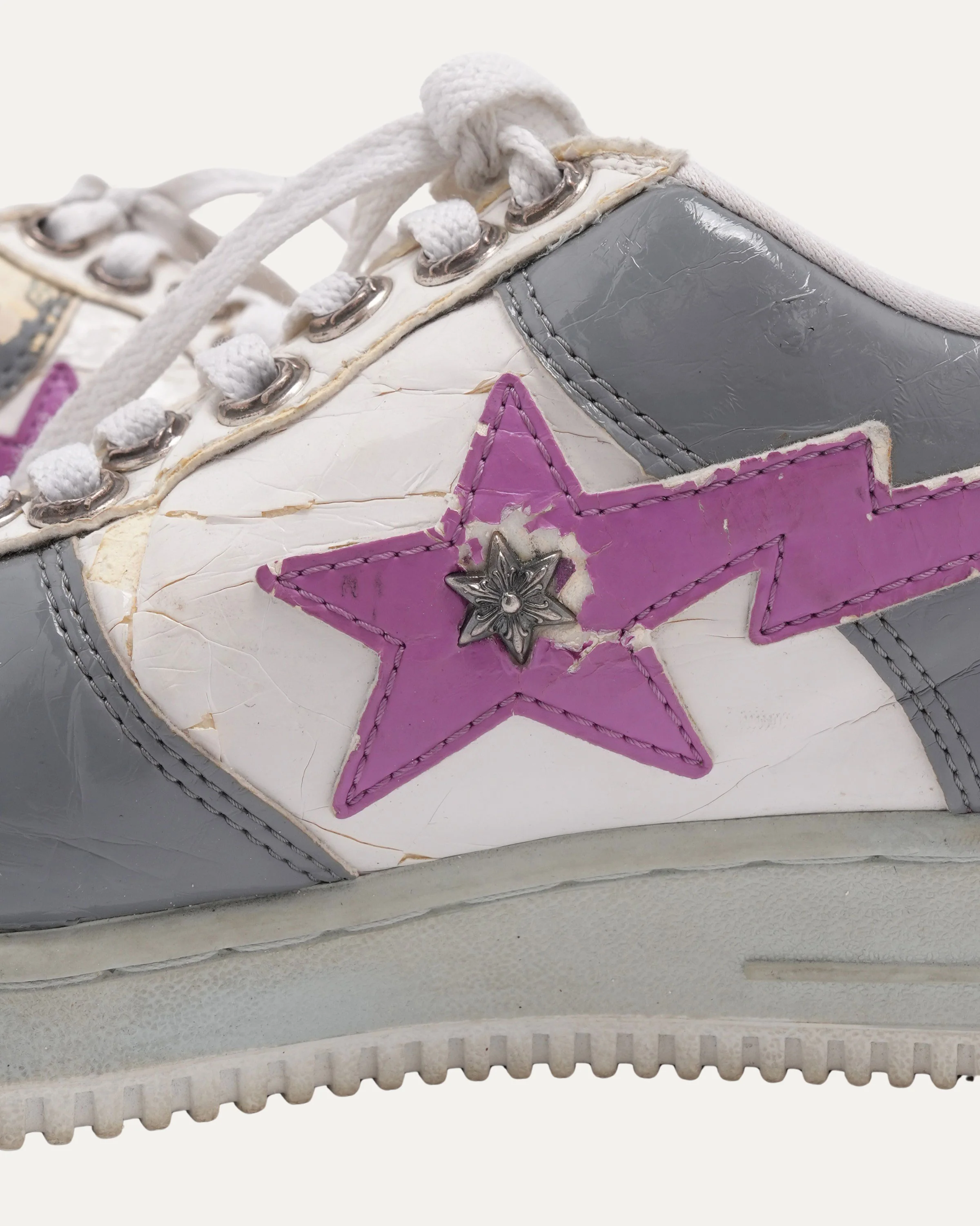 Patent Leather Bape Sta Sneakers - Image 6