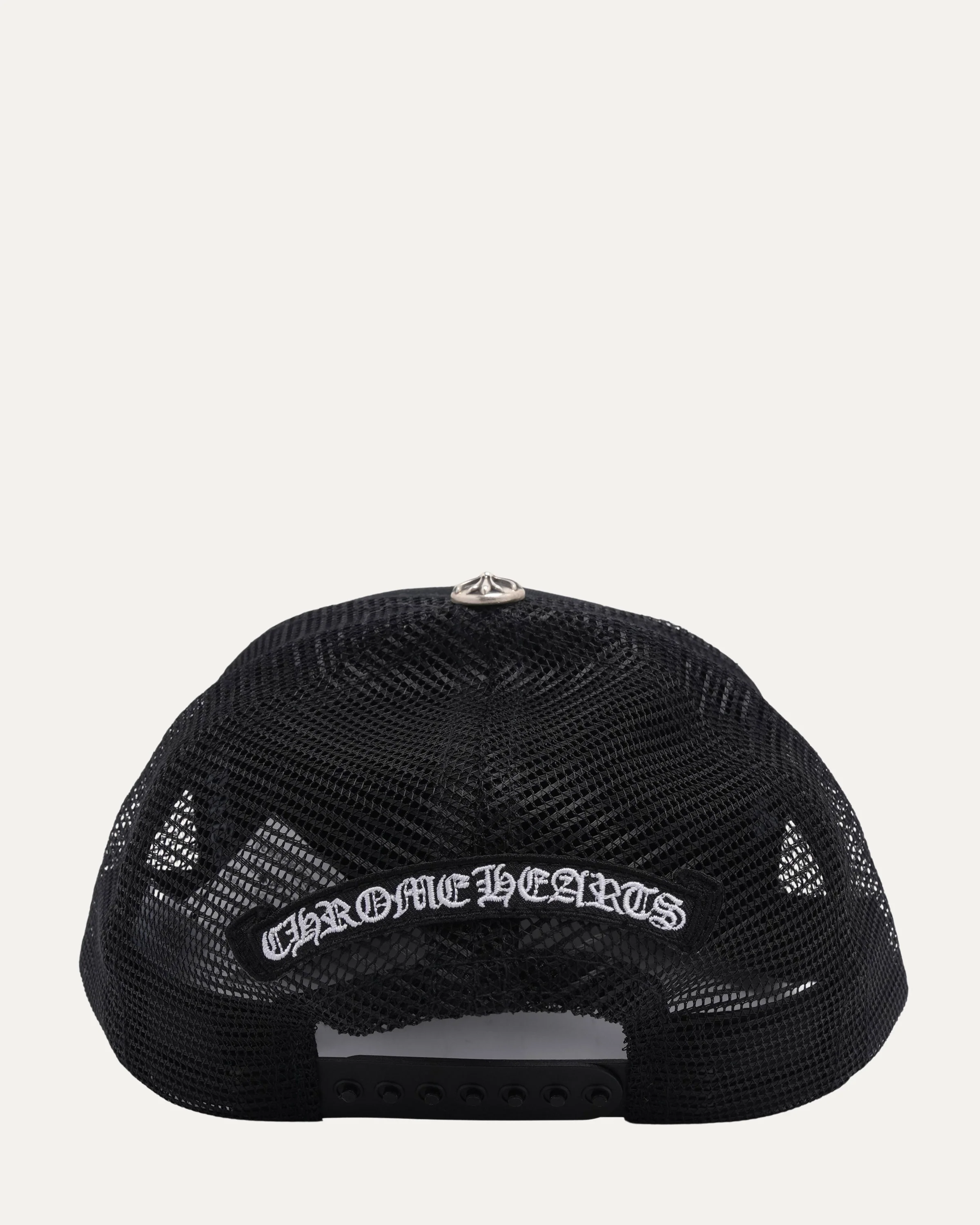 Camouflage Cemetery Cross Patch Trucker Hat - Image 2
