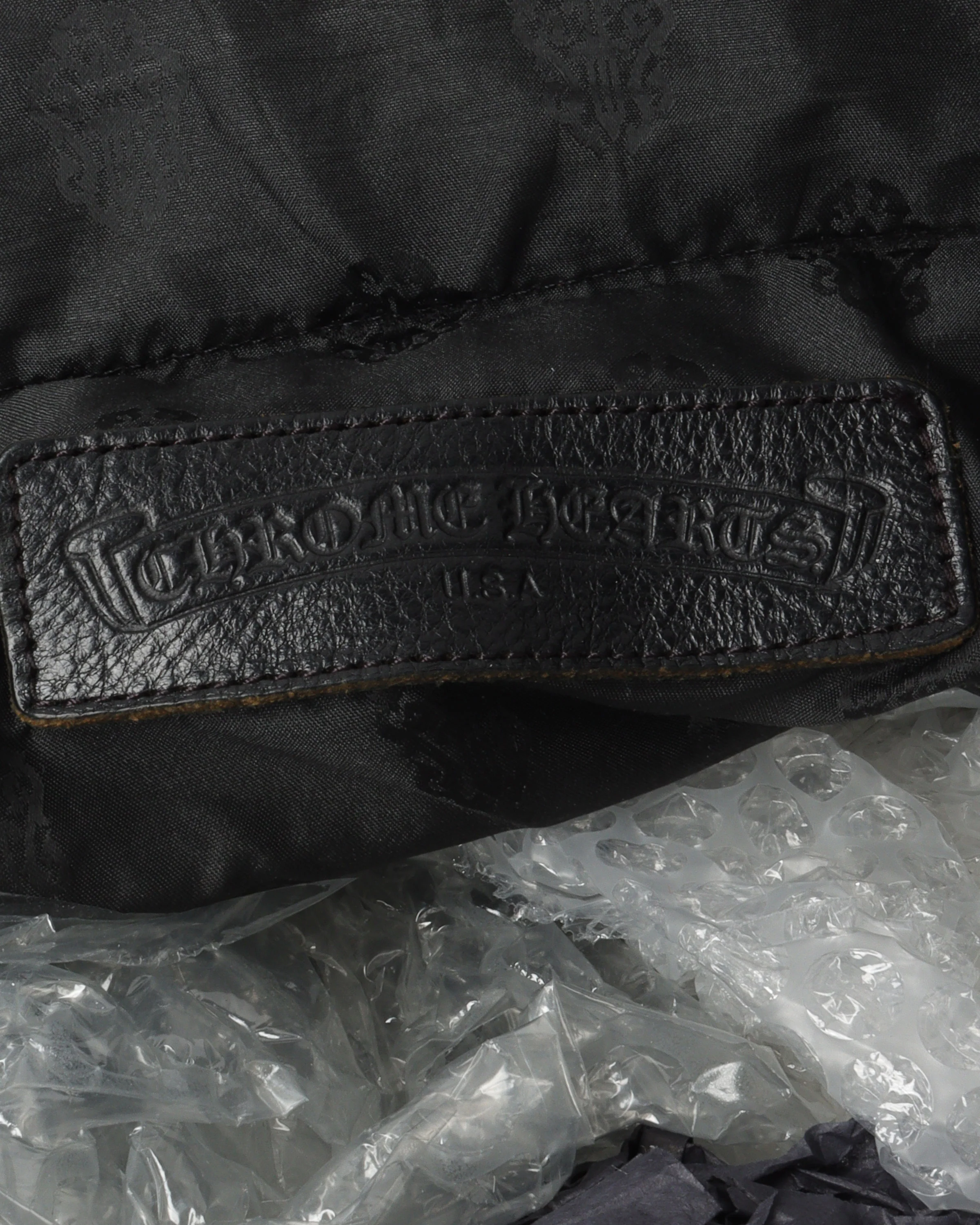 Camouflage Cross Patch Leather Bag - Image 3