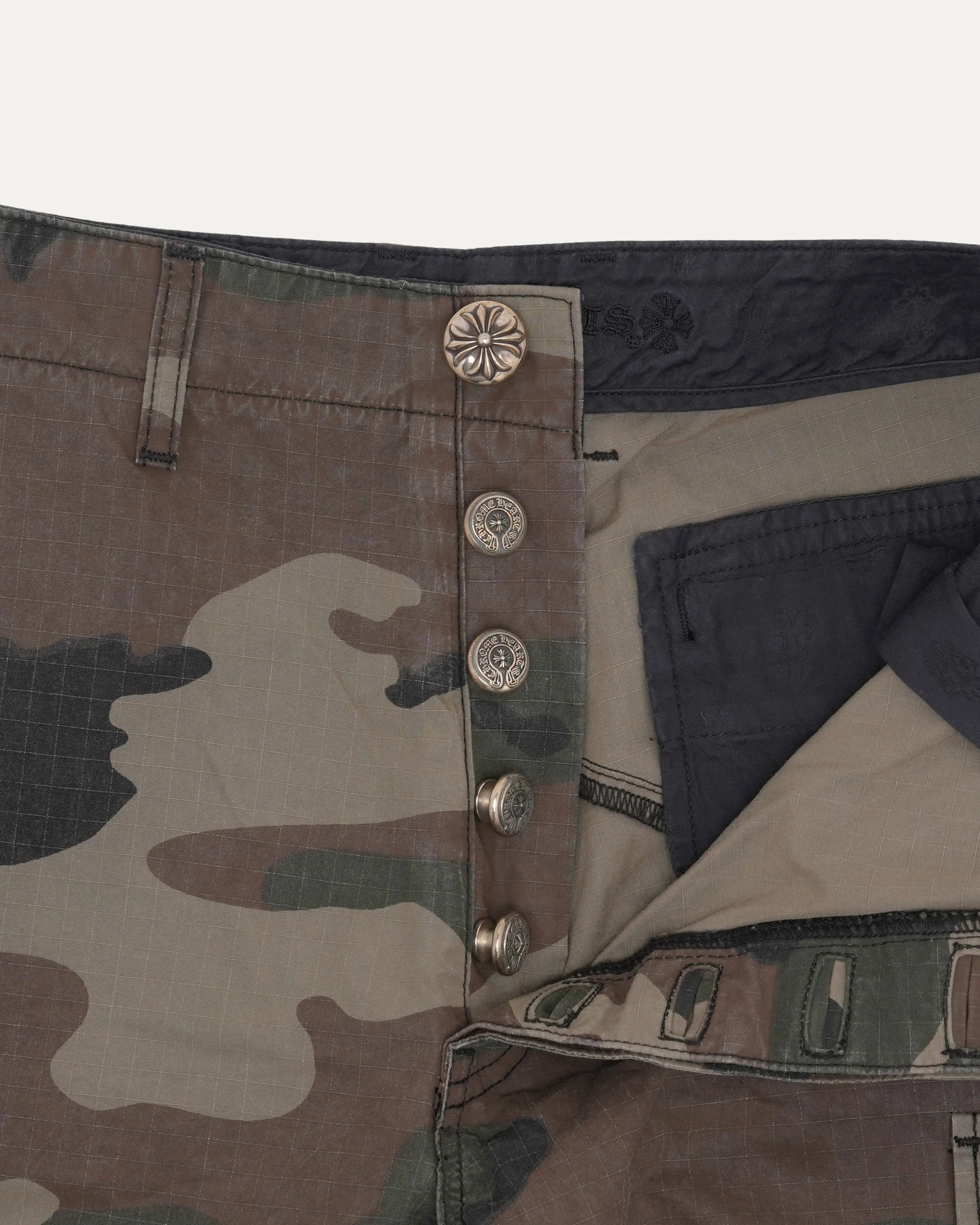 Camouflage Devil Dog Cargo Shorts - Image 3