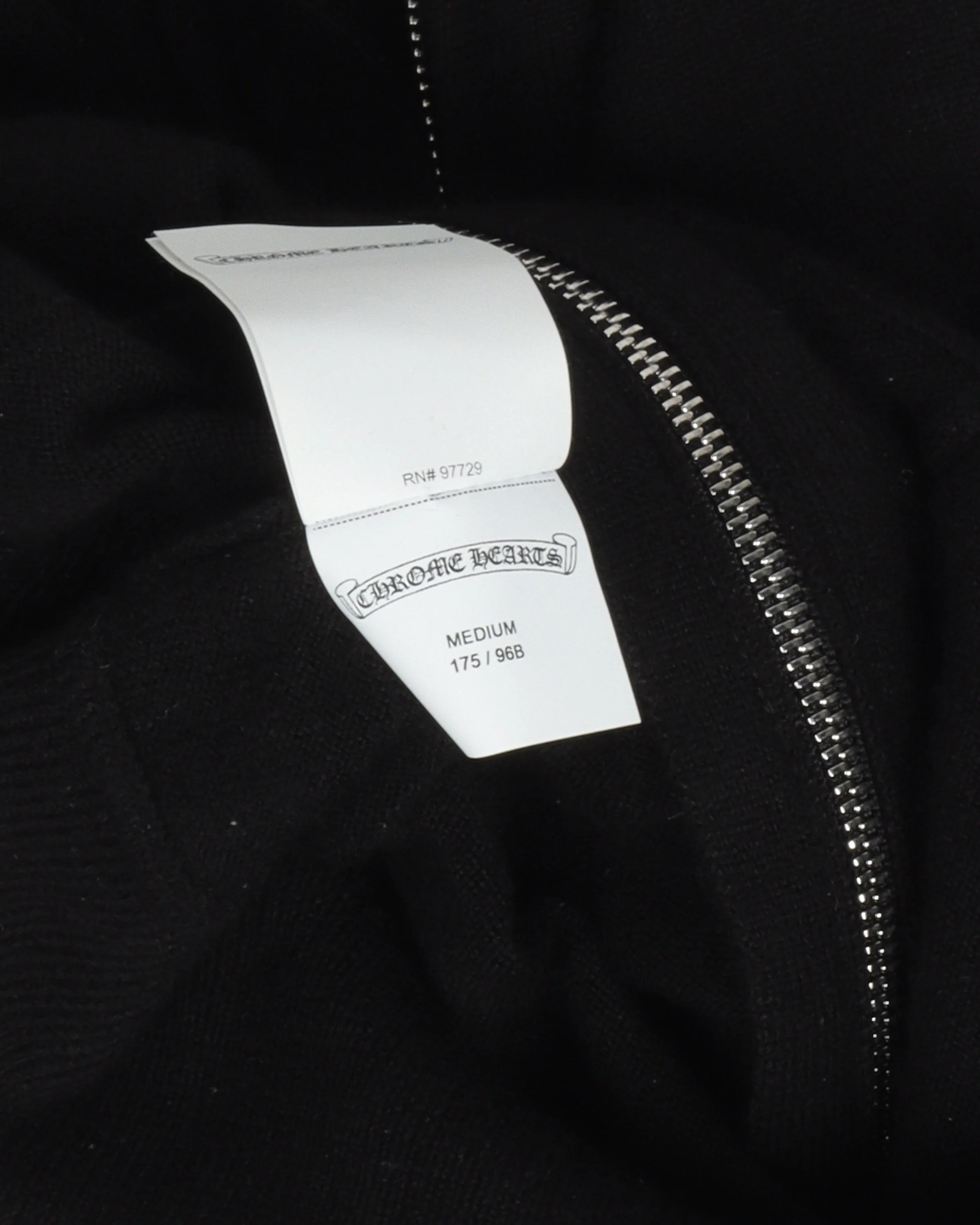 Cashmere Leather Cross Zip Up Hoodie - Image 5