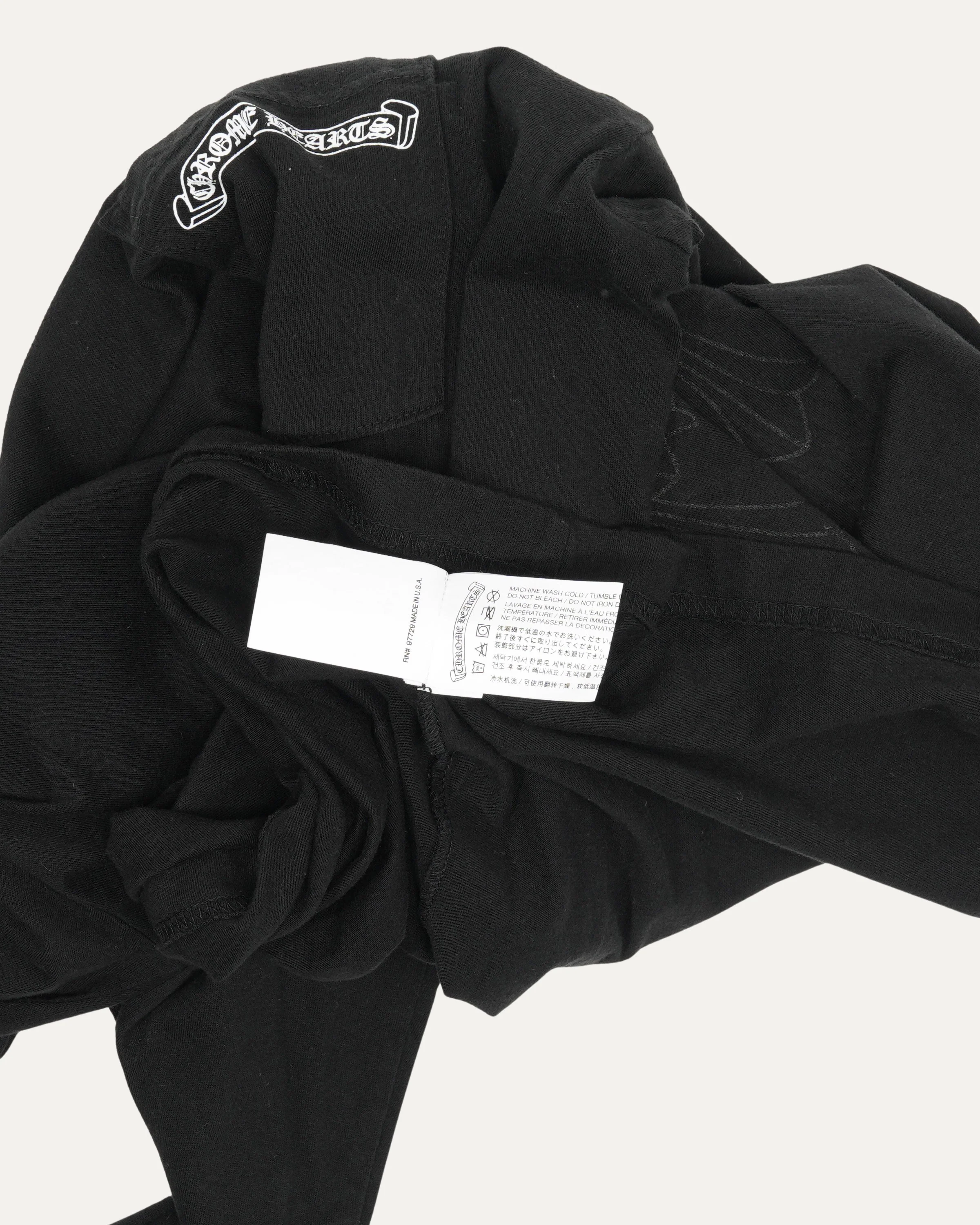Cemetery Cross Long Sleeve Pocket T-Shirt - Image 4