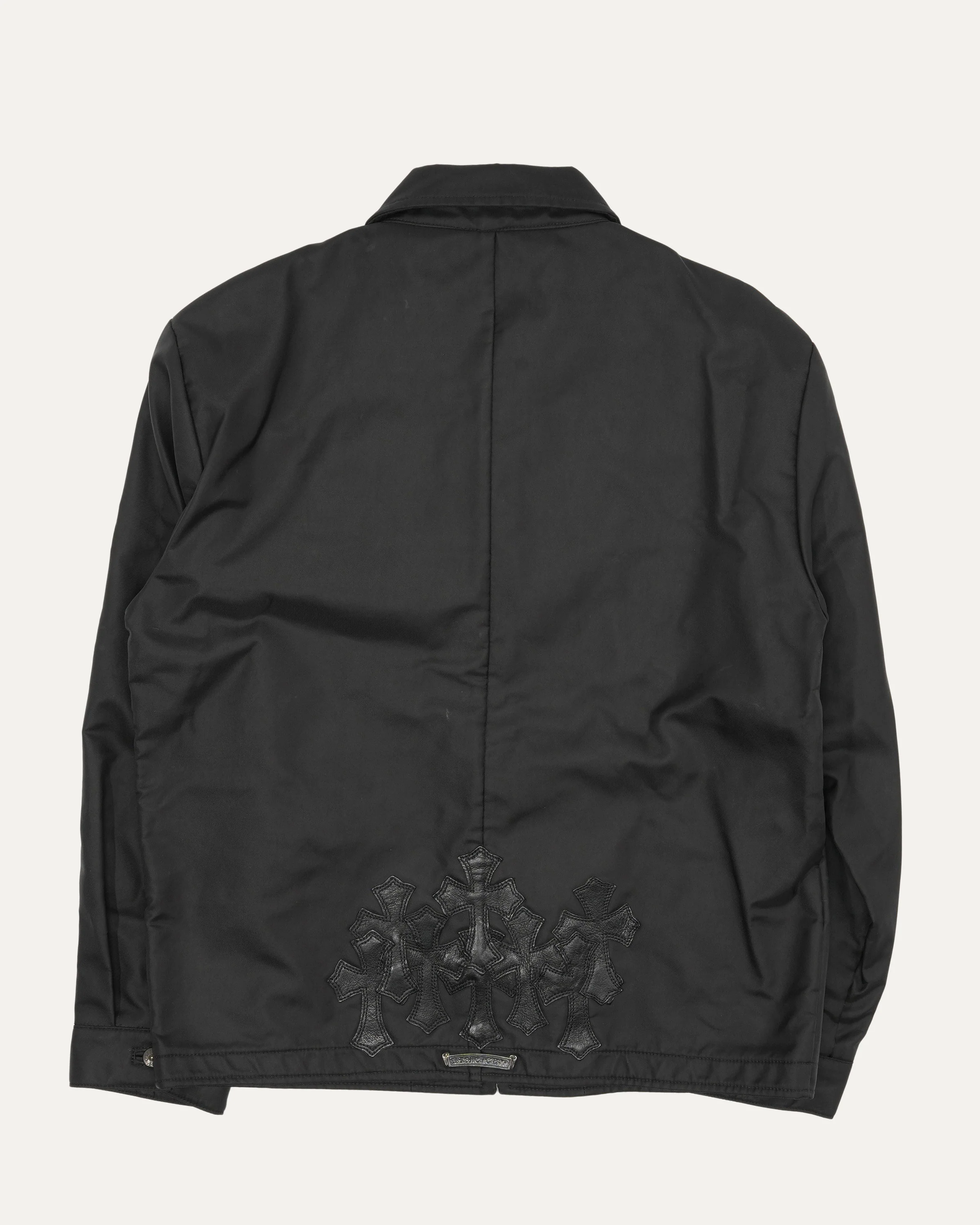 Cemetery Cross Nylon Trucker Jacket - Image 2