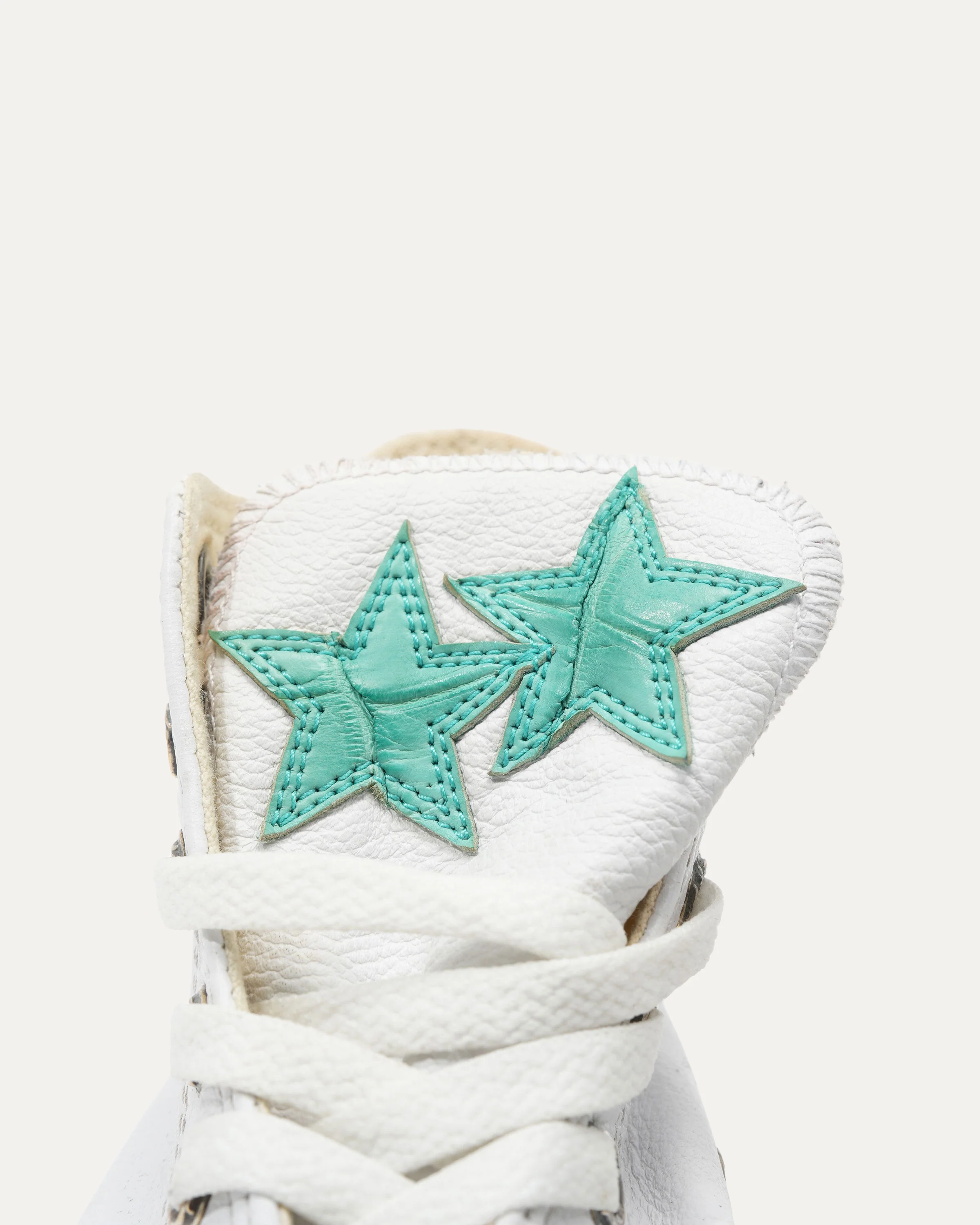 Converse Star Patch Leather Chuck Taylor Sneakers - Image 6