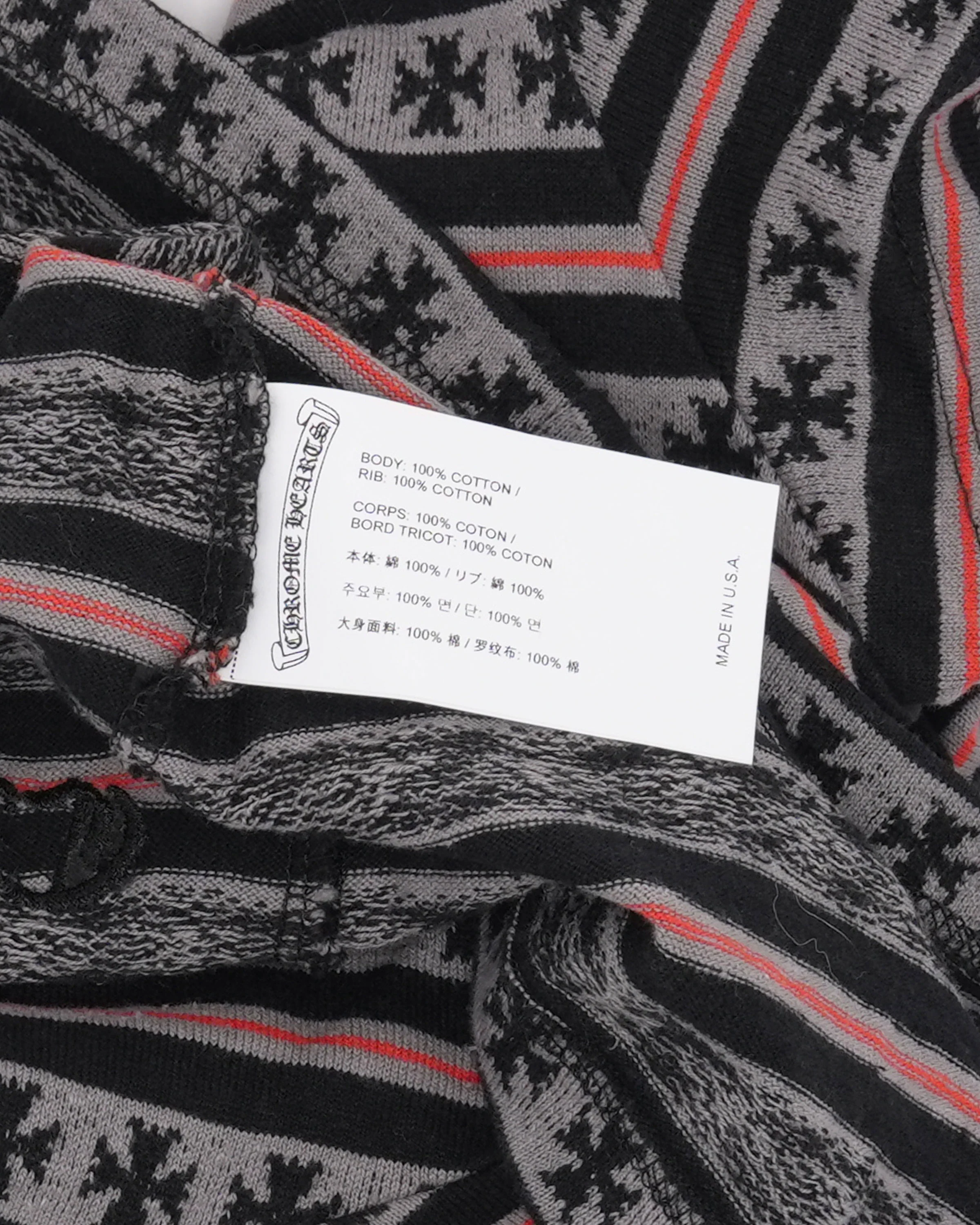 Cropped Matty Boy Teens From Mars Striped T-Shirt - Image 4