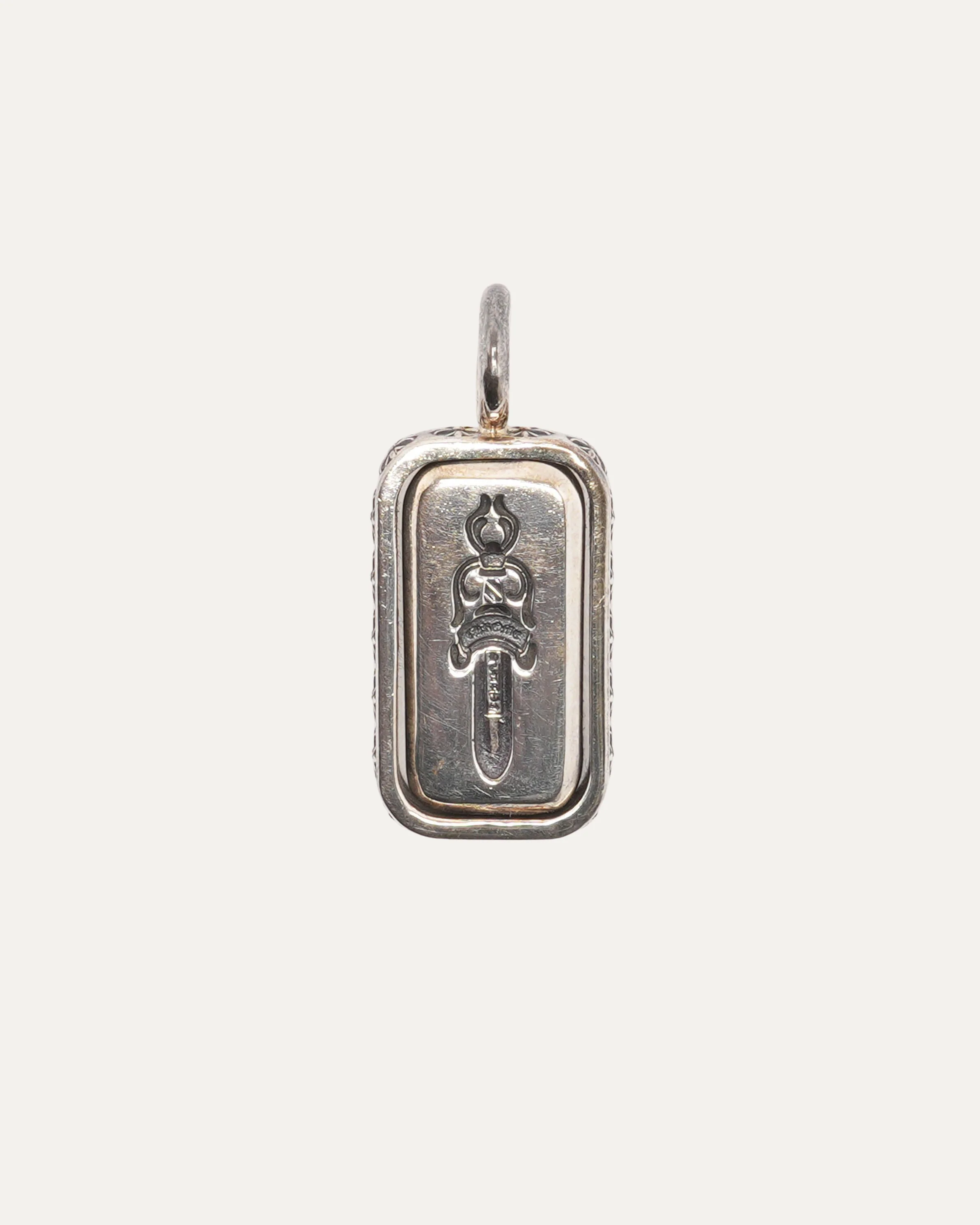 Cross and Dagger Flip Pendant - Image 2