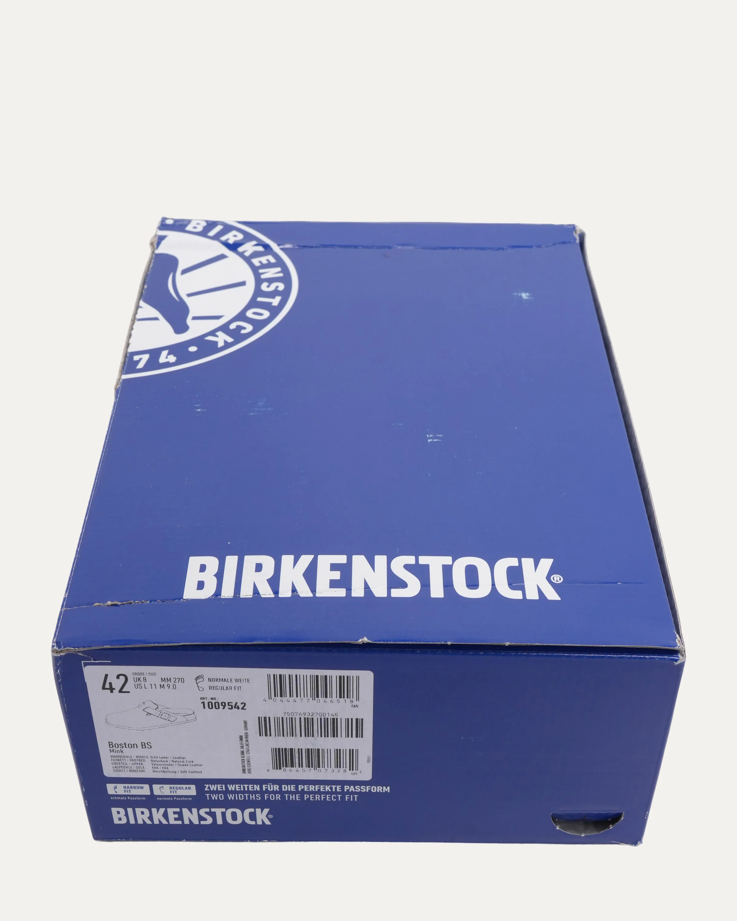 Cross Embellished Birkenstock Boston Suede Mule - Image 8