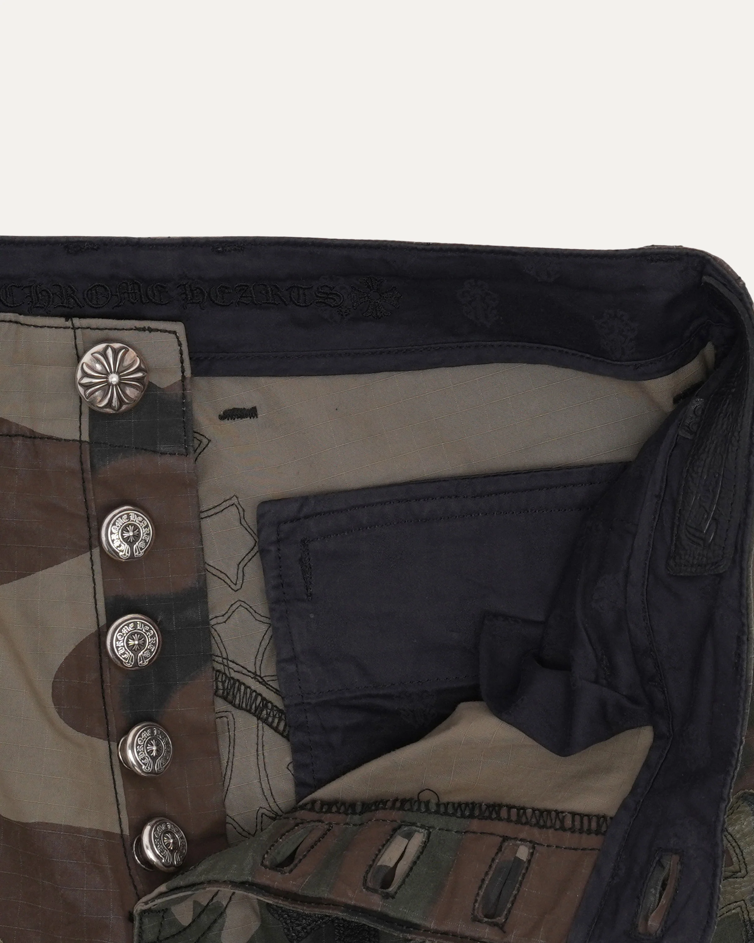 Cross Patch Camouflage Cargo Pants - Image 3