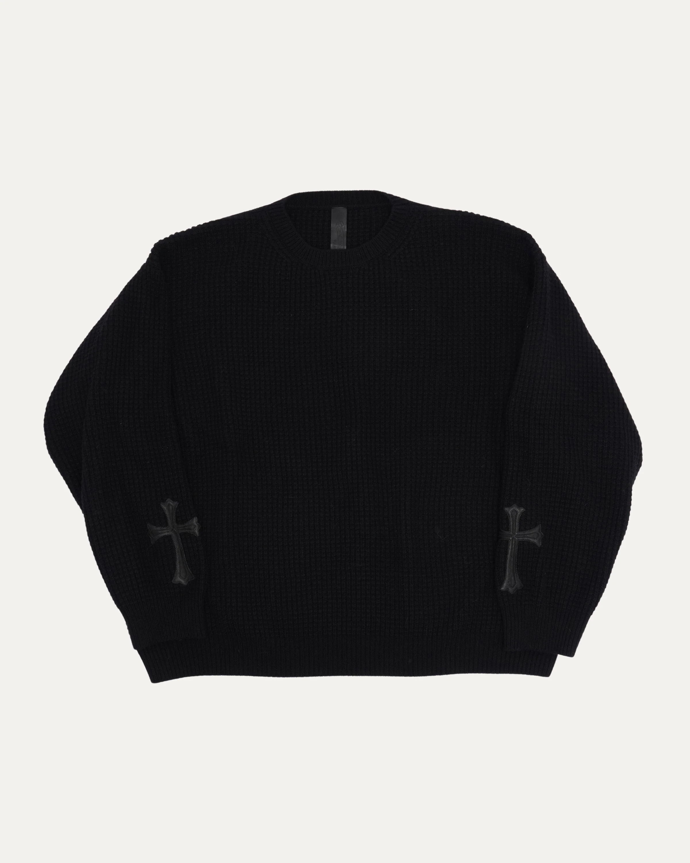 Cross Patch Cashmere Blend Sweater