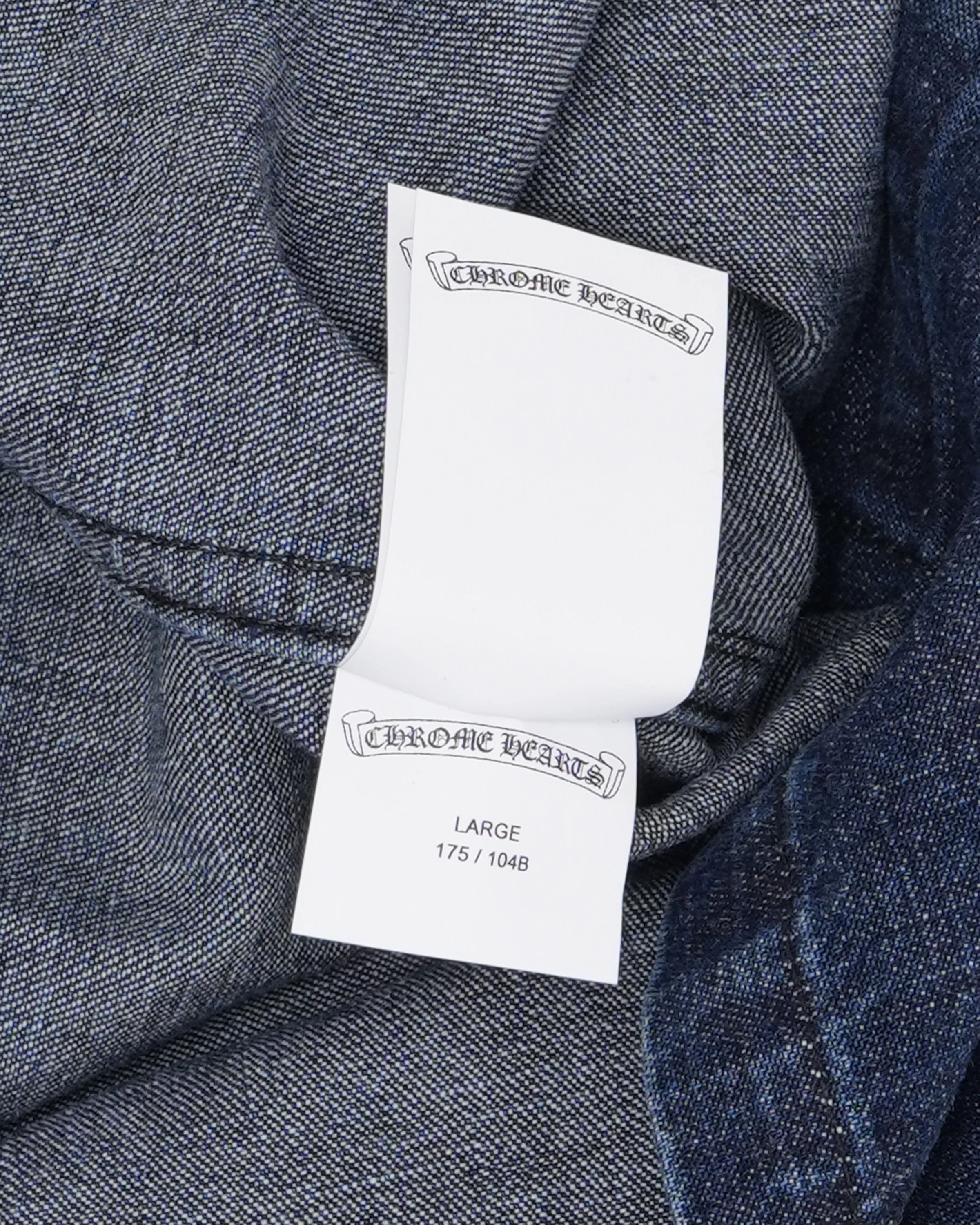 Cross Patch Denim Work Dog Shirt - Image 5