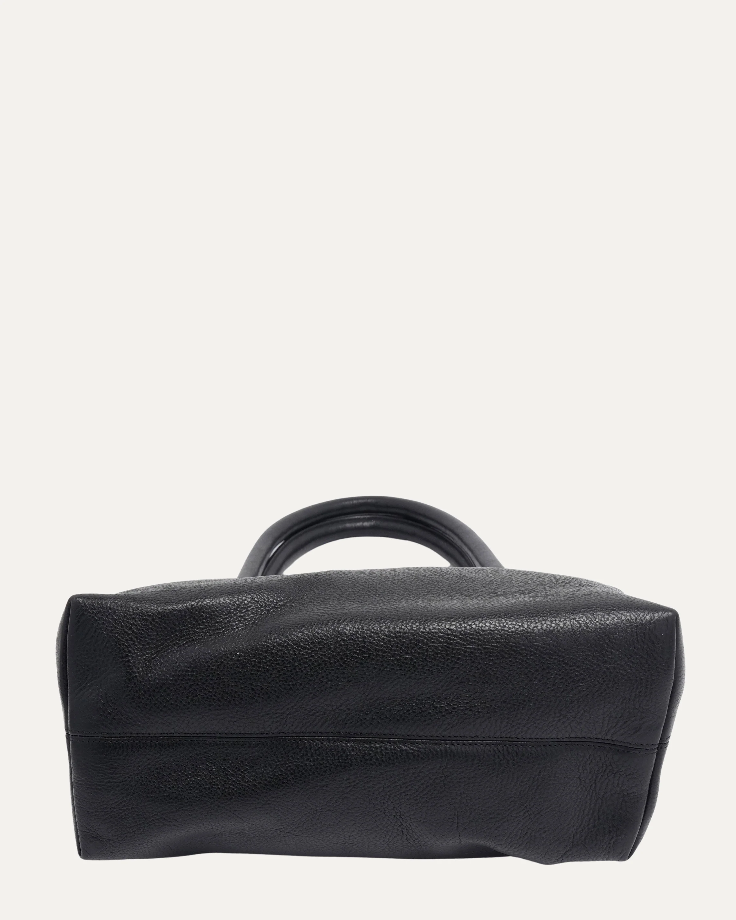 Cross Patch Leather Tote Bag - Image 5