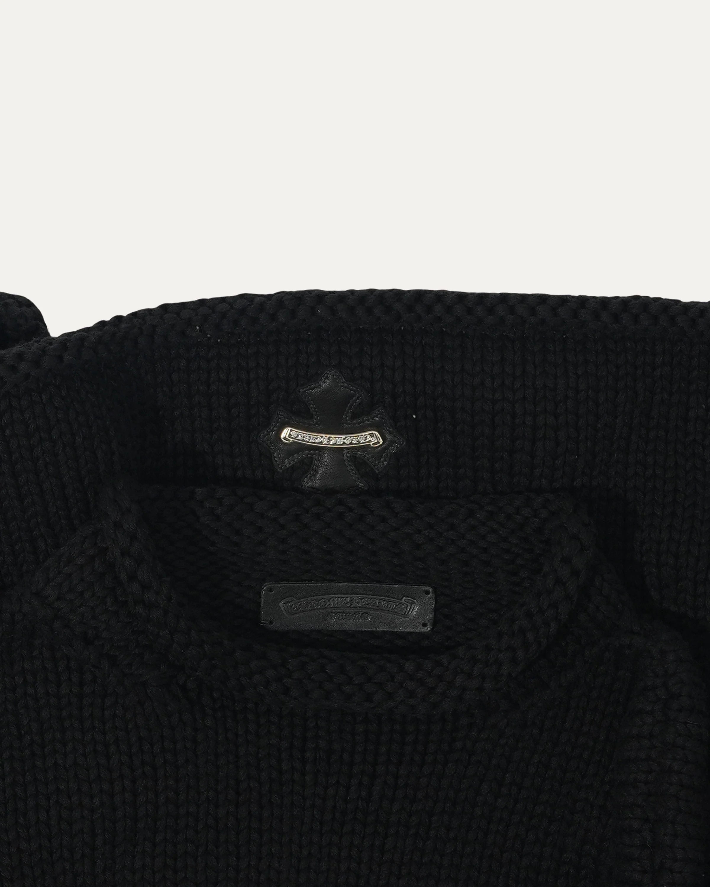 Cross Patch Mock Neck Sweater - Image 3