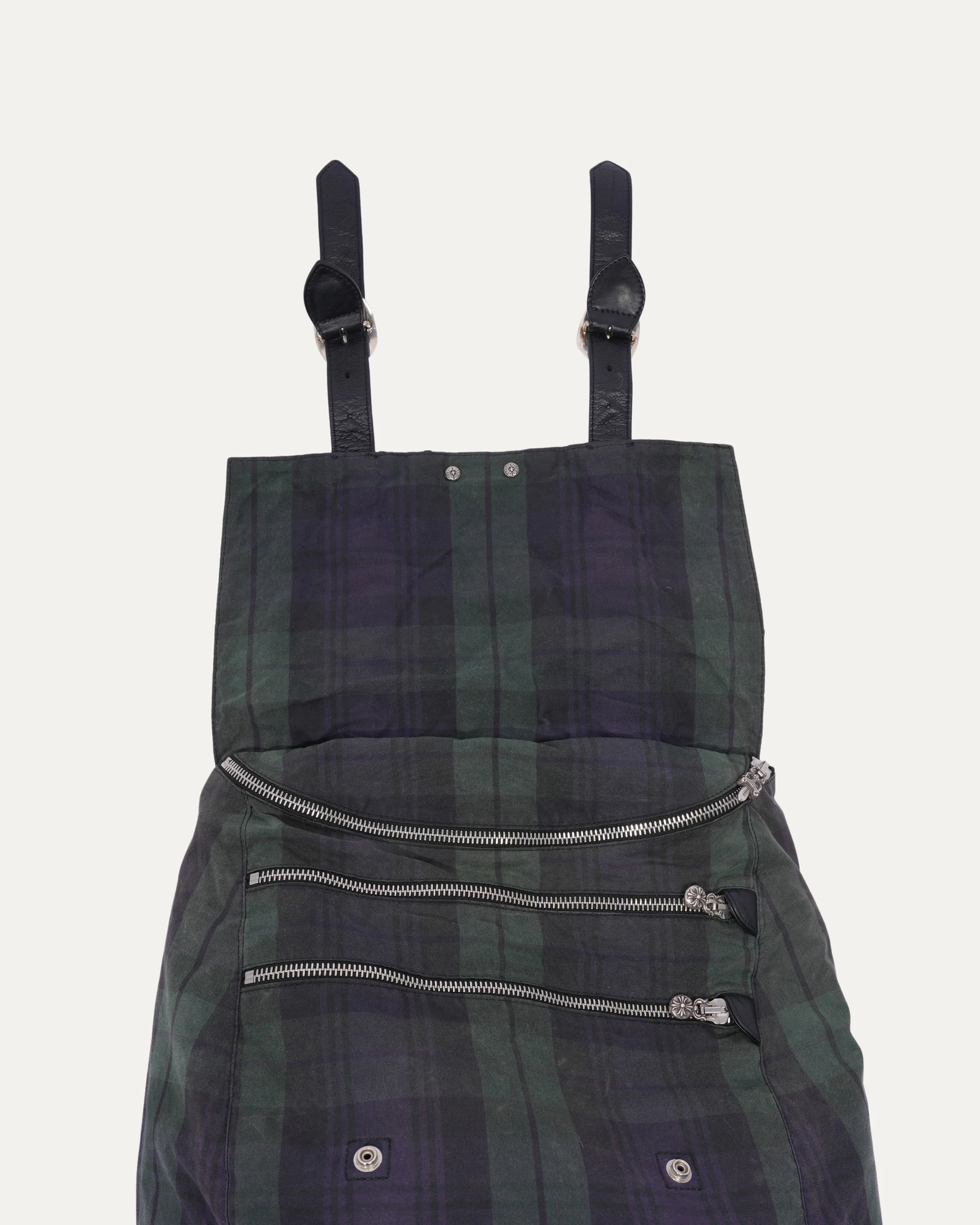 Cross Patch Plaid Gunslinger Moto Backpack - Image 7