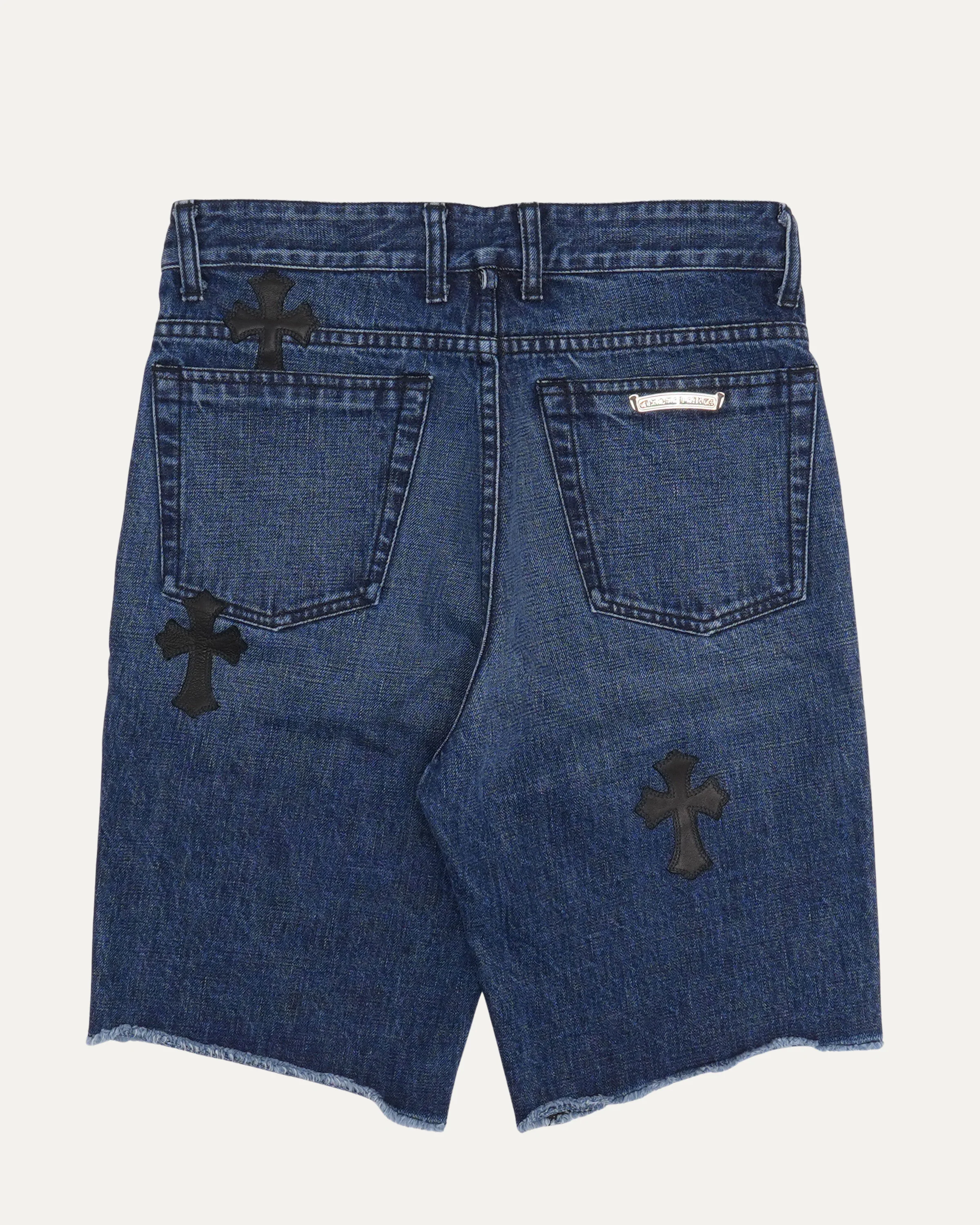 Cross Patch Turbo Diesel Cut Off Jean Shorts - Image 2