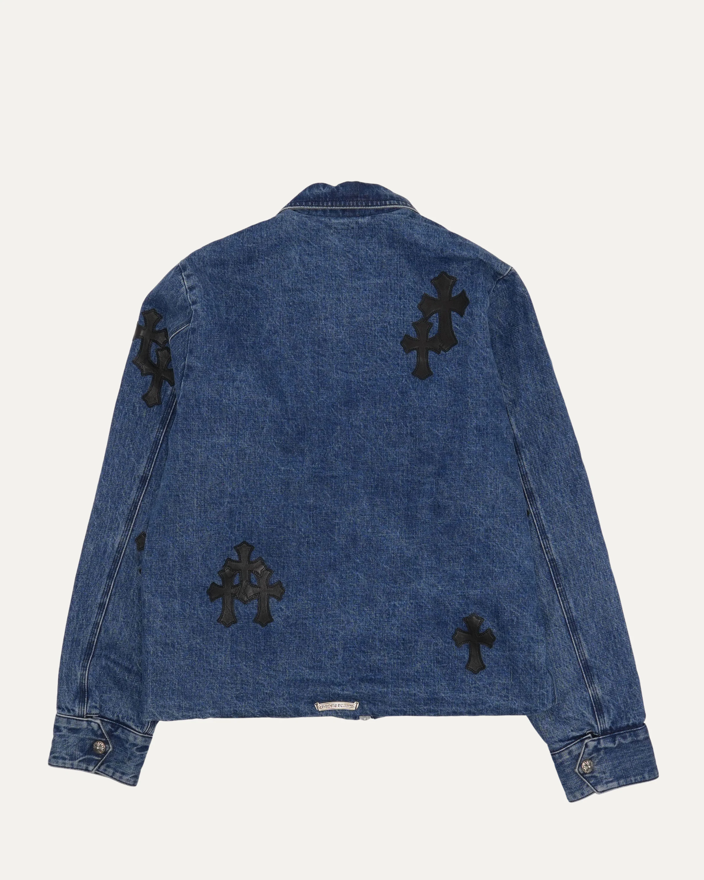 Cross Patch Turbo Diesel Zip Up Denim Jacket - Image 2